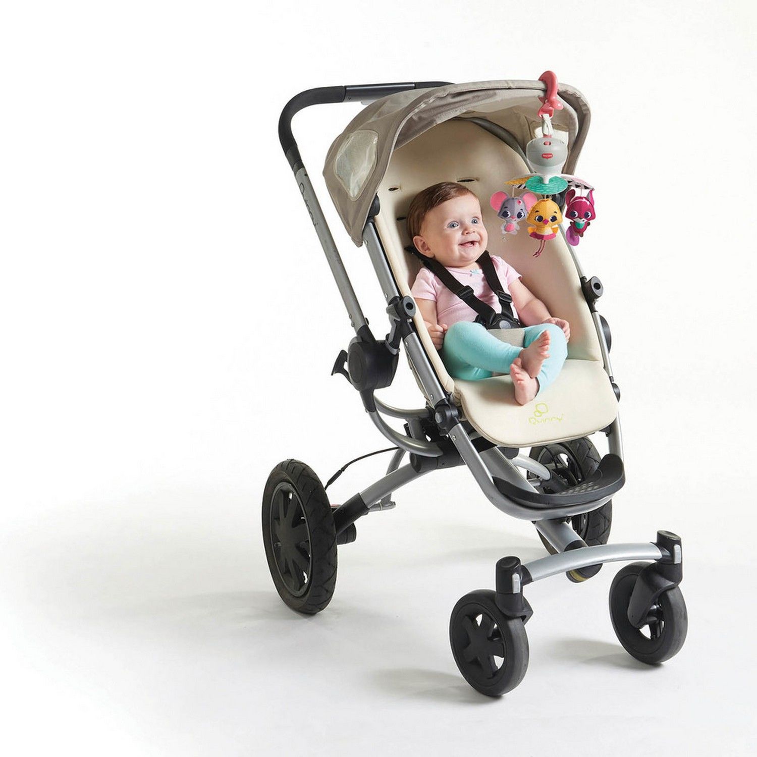 Móbile Musical Bichinhos da Floresta Rosa