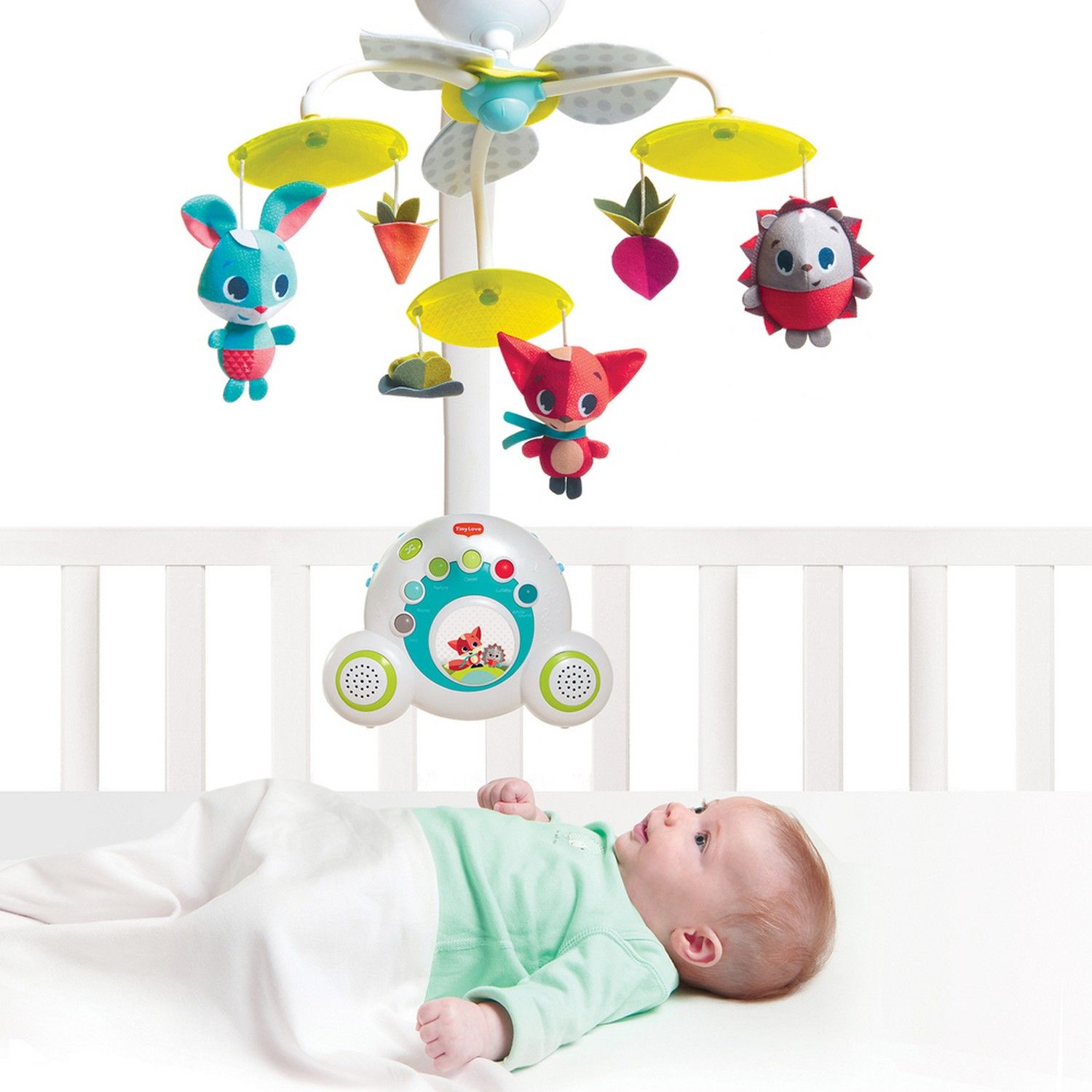 Móbile Musical 2 em 1 Bichinhos Safari