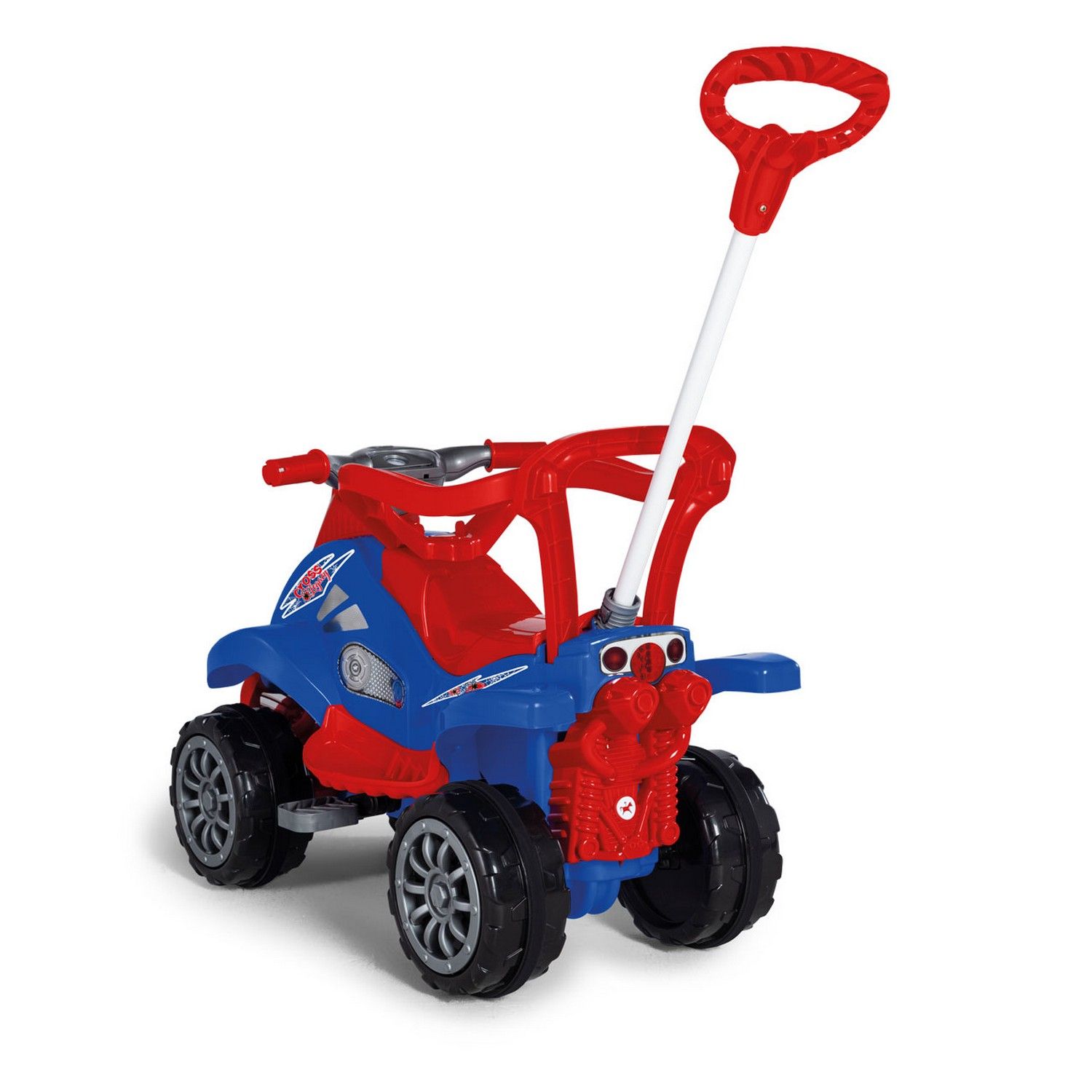 Quadriciclo com Empurrador Cross Legacy Azul