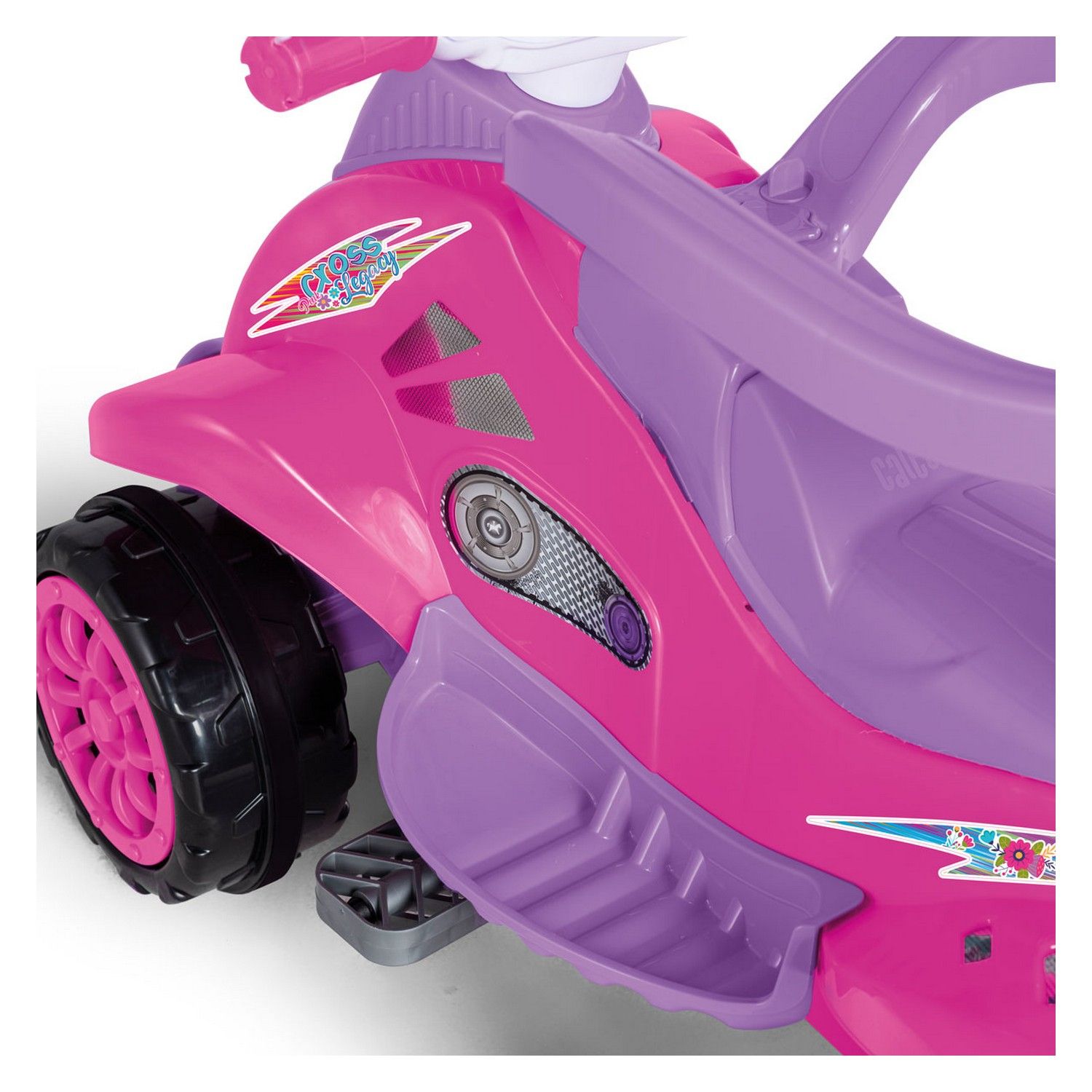 Quadriciclo com Empurrador Cross Legacy Azul