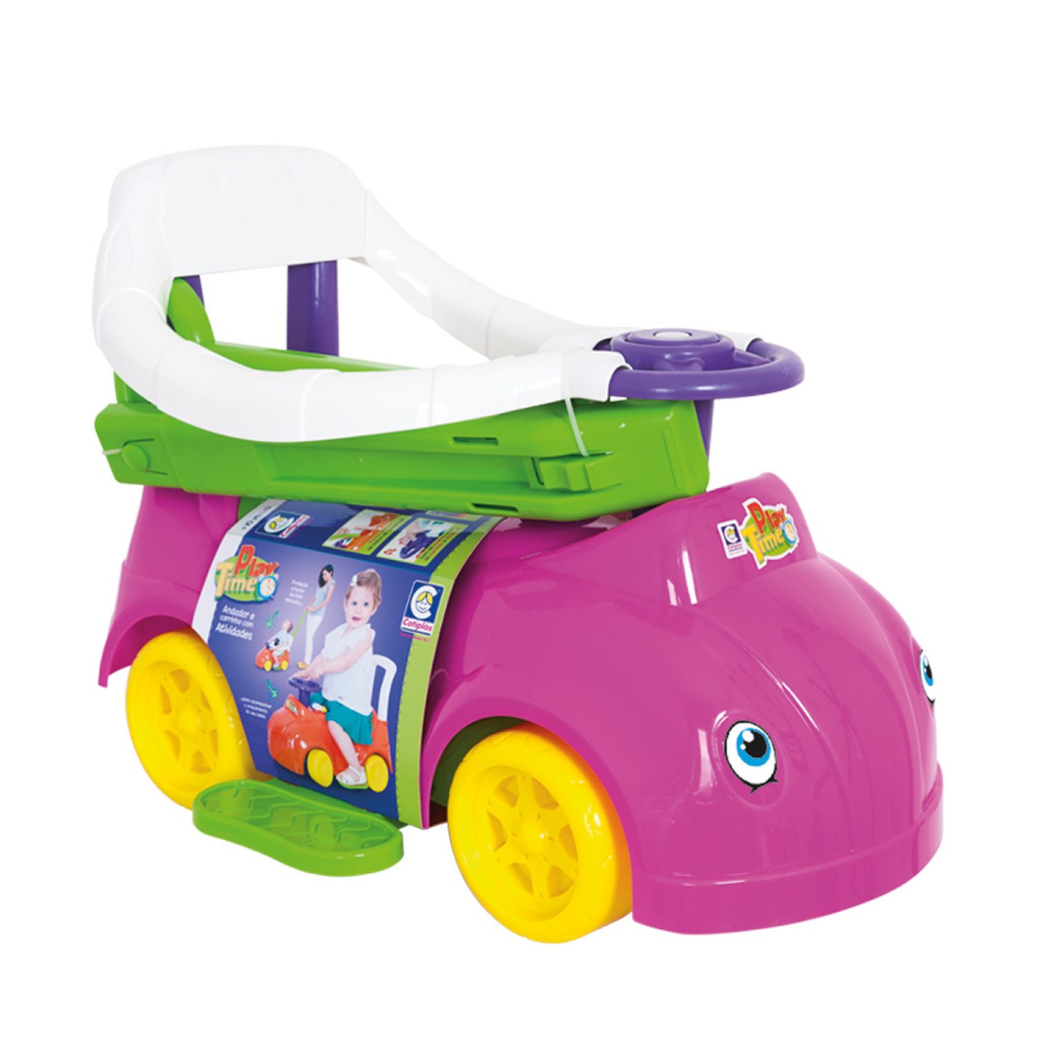 Andador Motoca 2 em 1 Azul