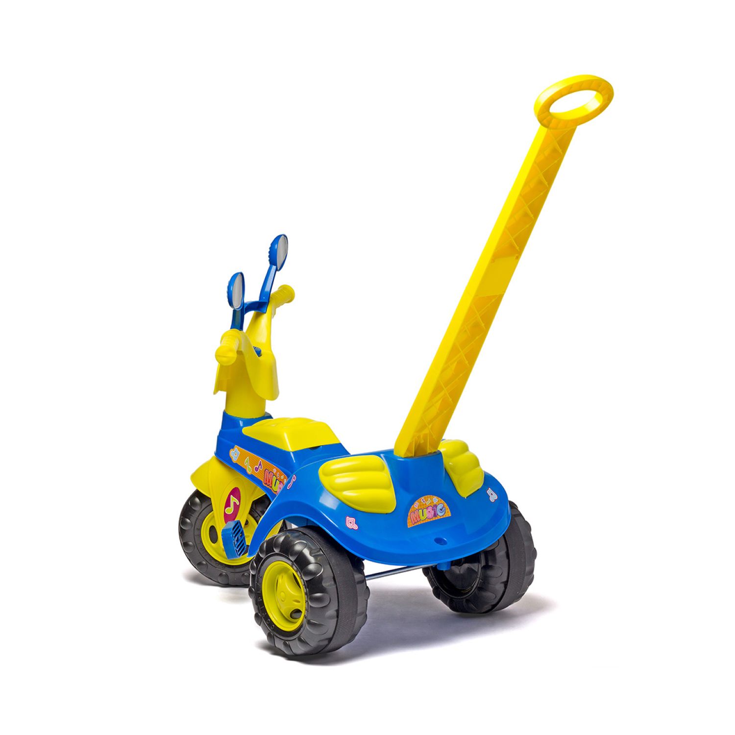 Triciclo com Empurrador Baby Music