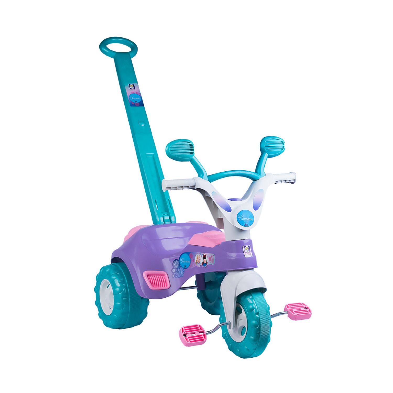 Triciclo com Empurrador Baby Music