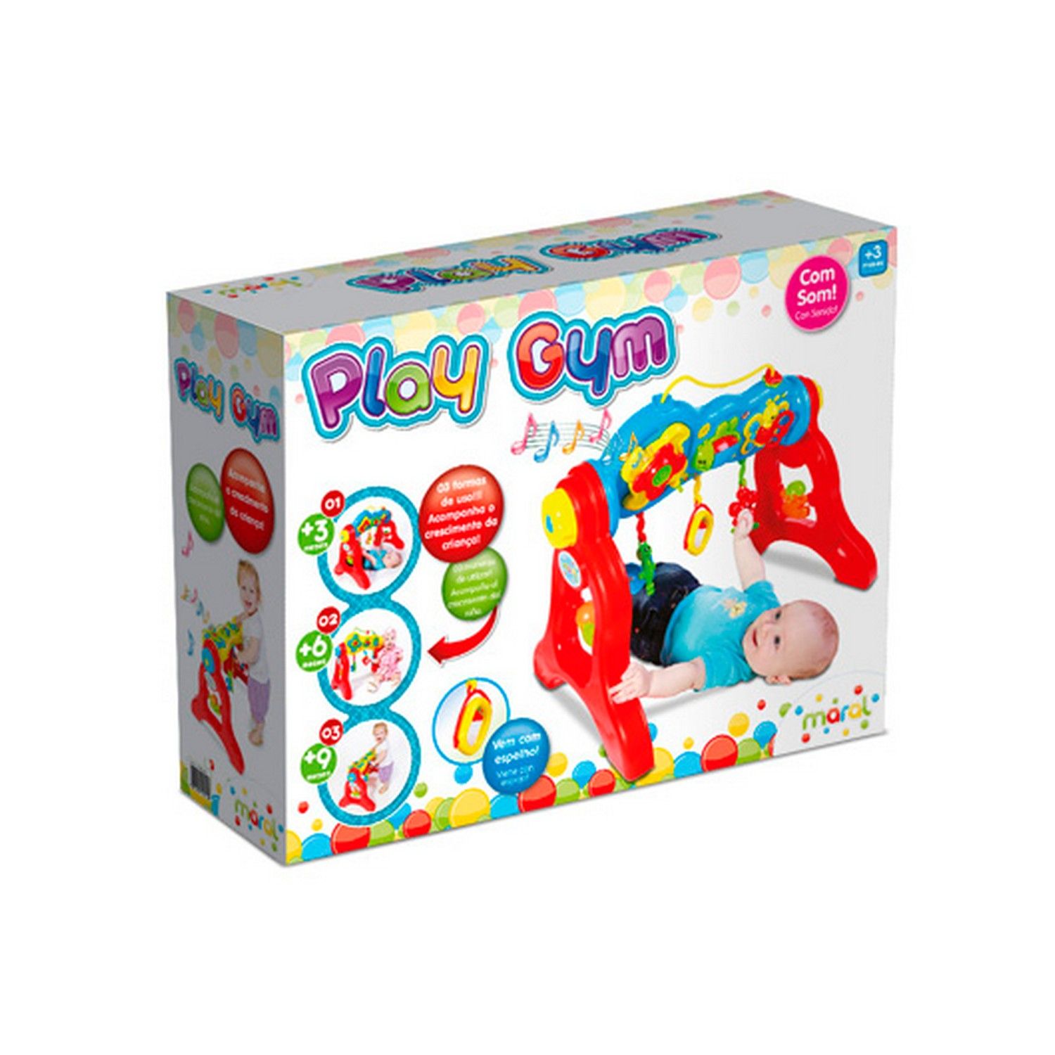 Centro de Atividades Play Gym Vermelho