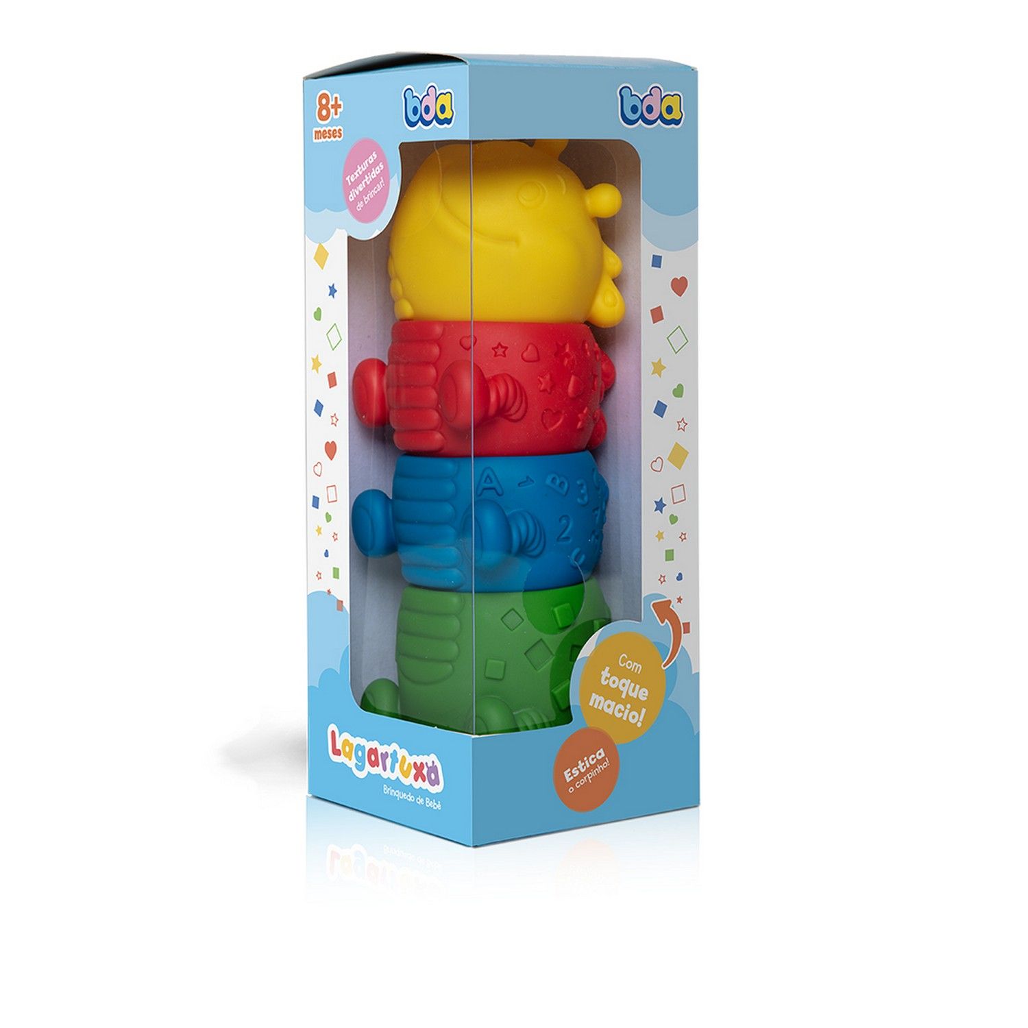 Mordedor com Chocalho Lagartuxa