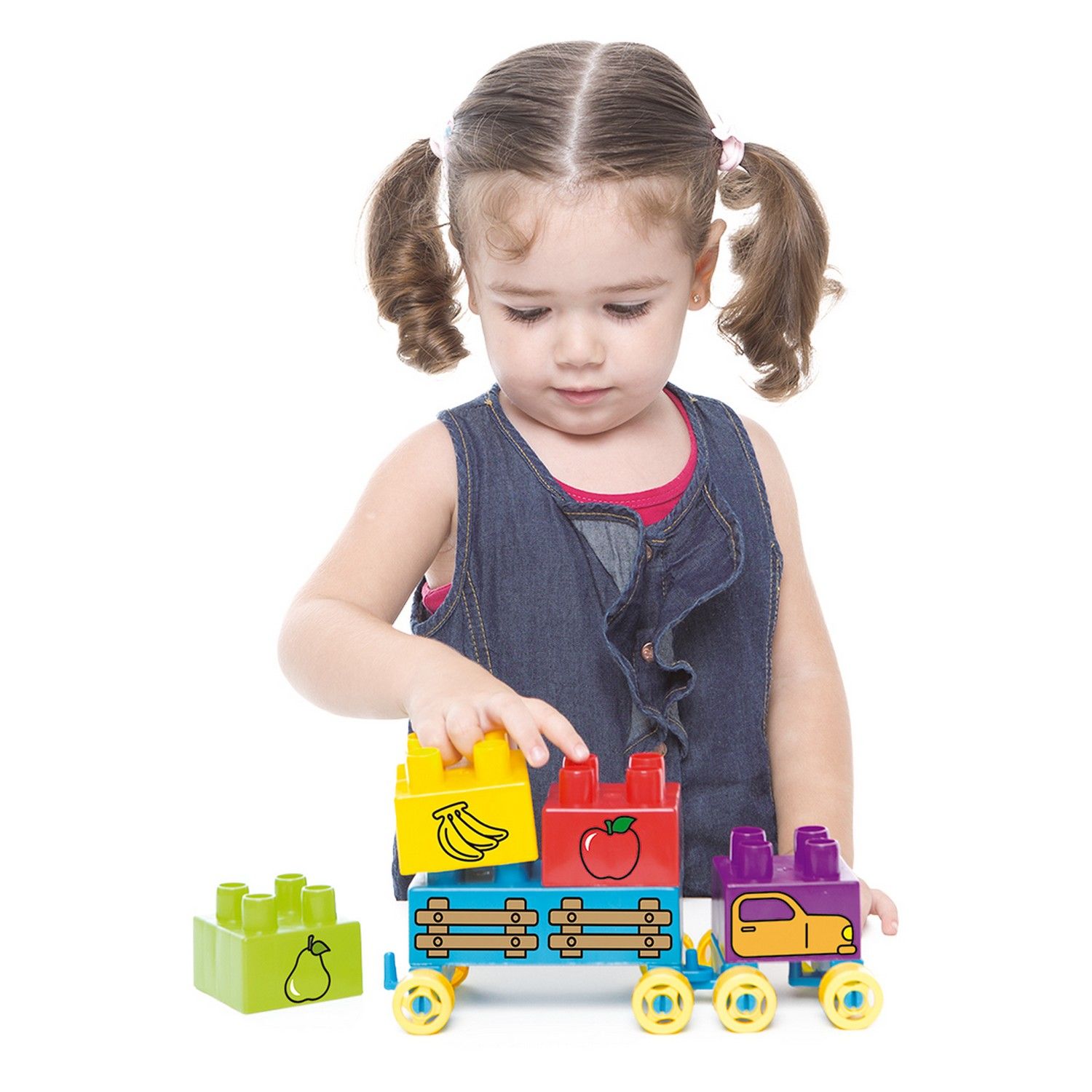 Caminhão de Frutas Blocos de Montar