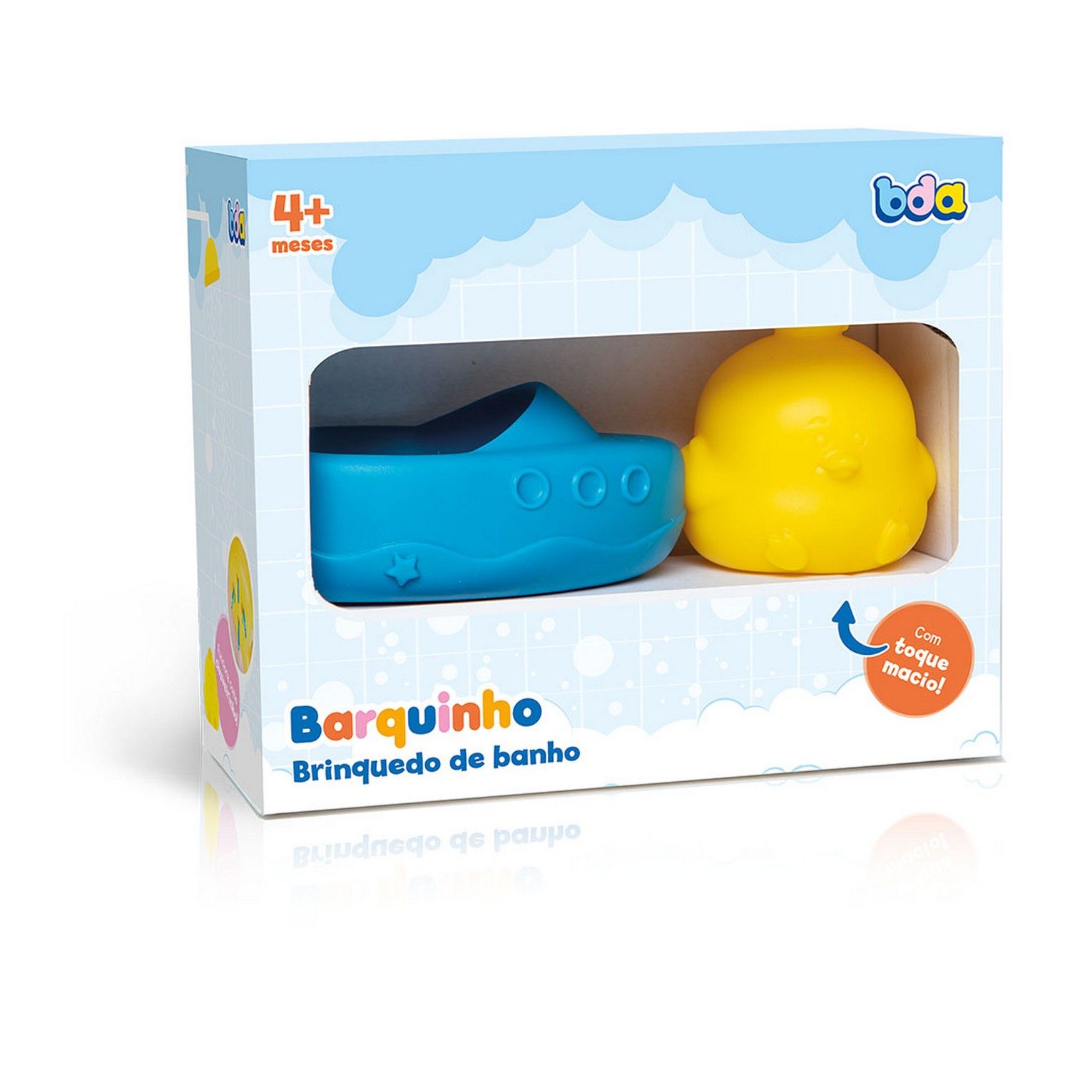 Brinquedo de Banho Barquinho e Patinho