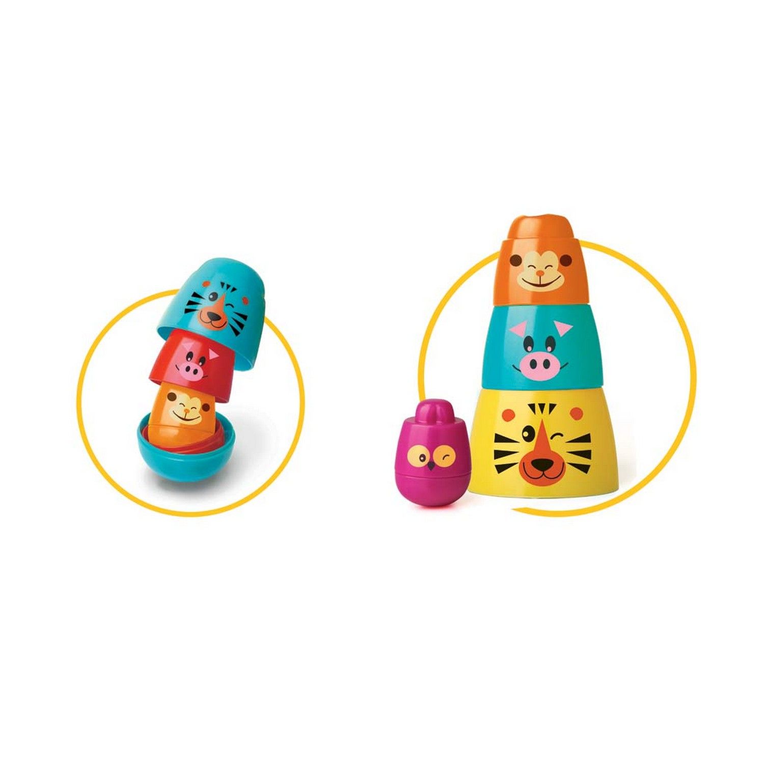 Brinquedo de Montar Matrioska Bichinhos