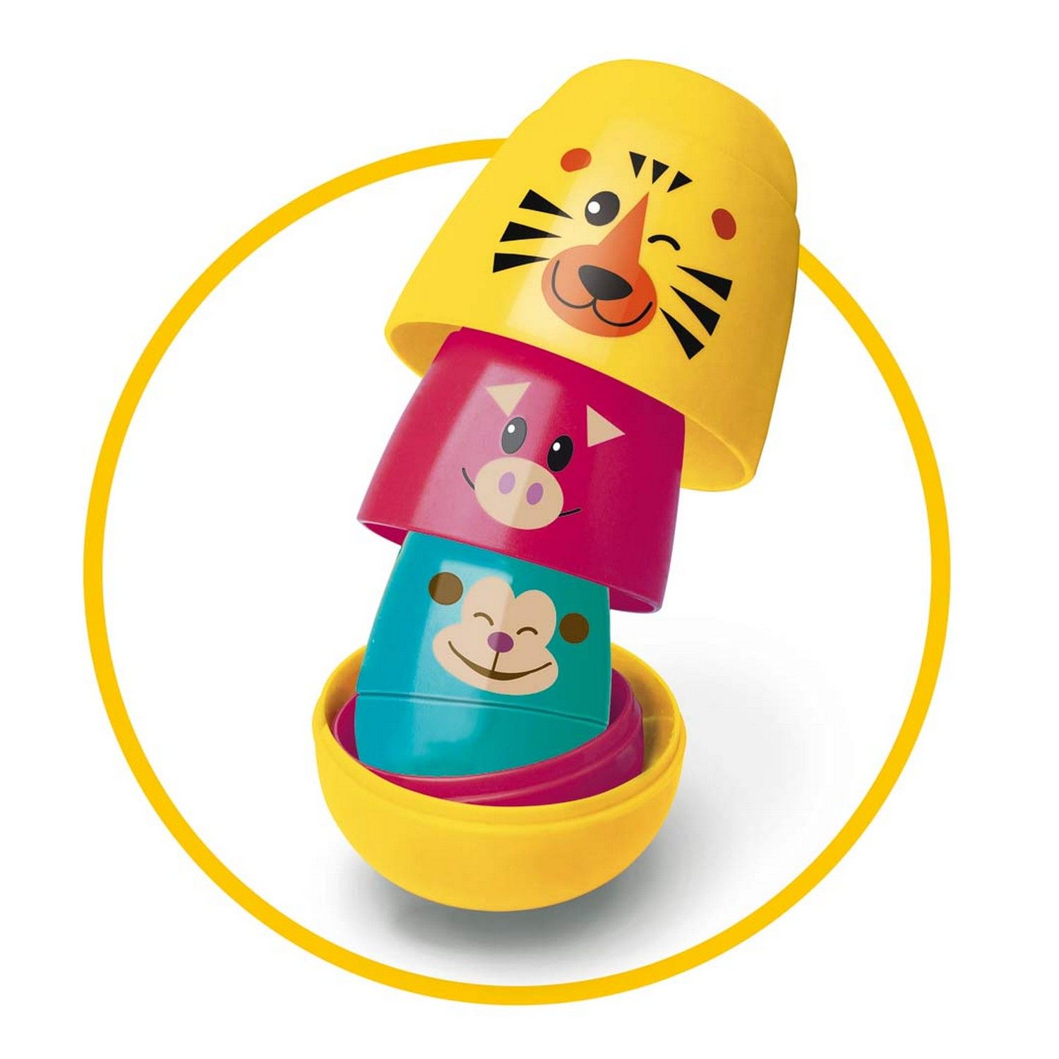 Brinquedo de Montar Matrioska Bichinhos