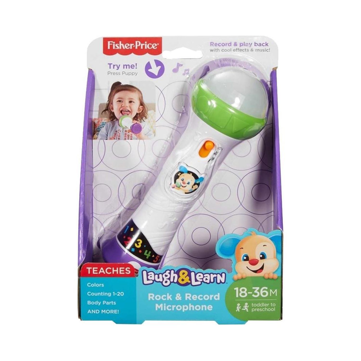 Microfone Musical com Gravador Infantil