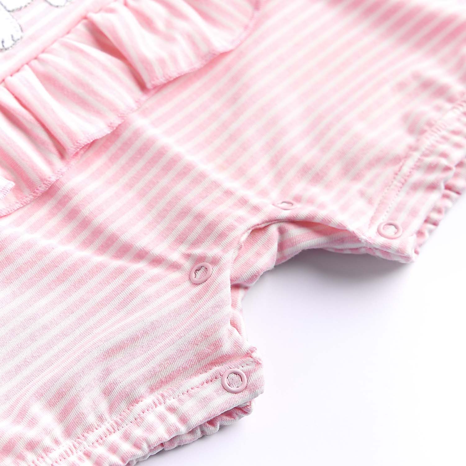 Macacão Jardineira Cachorrinho Rosa