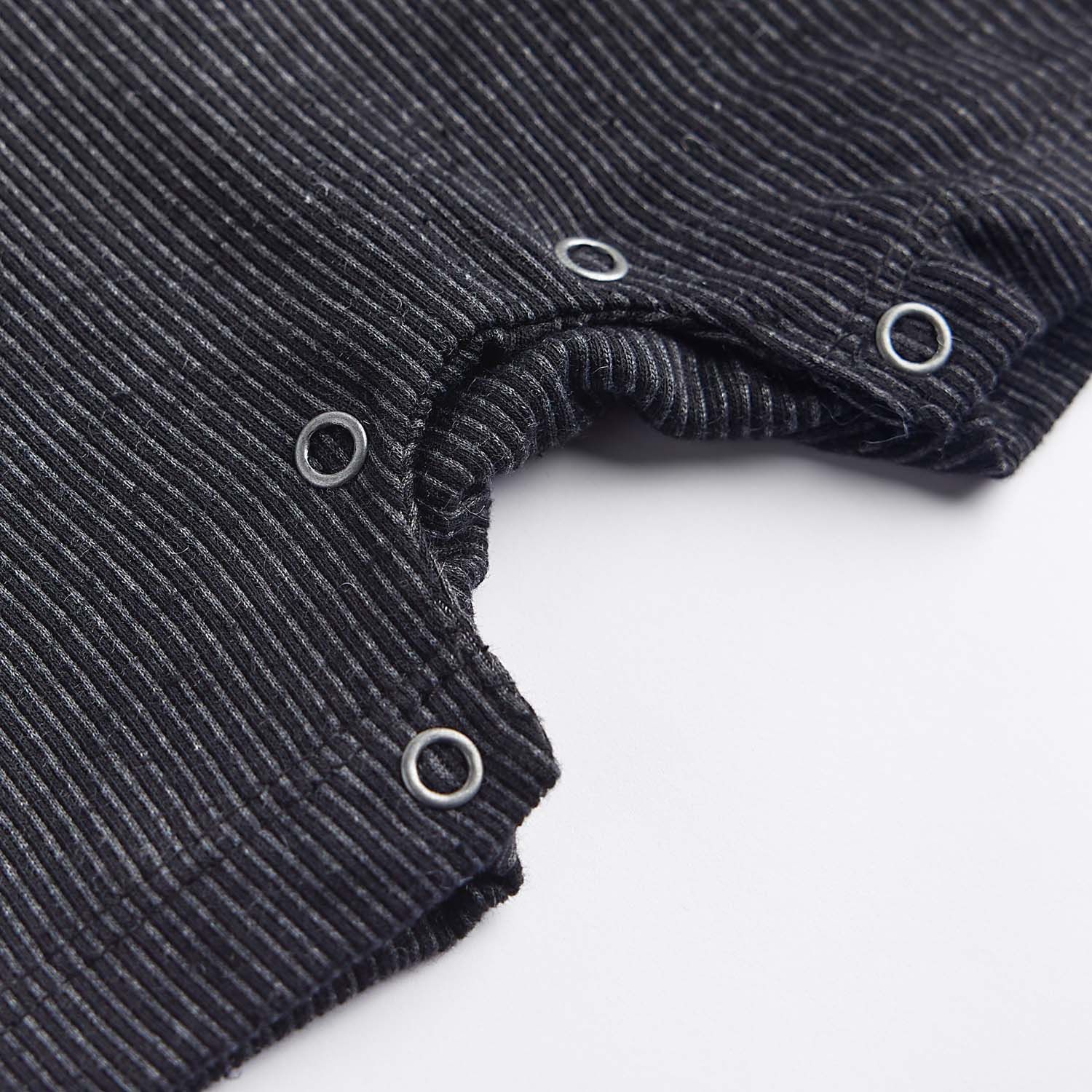 Macacão Jardineira Ursinho Preto