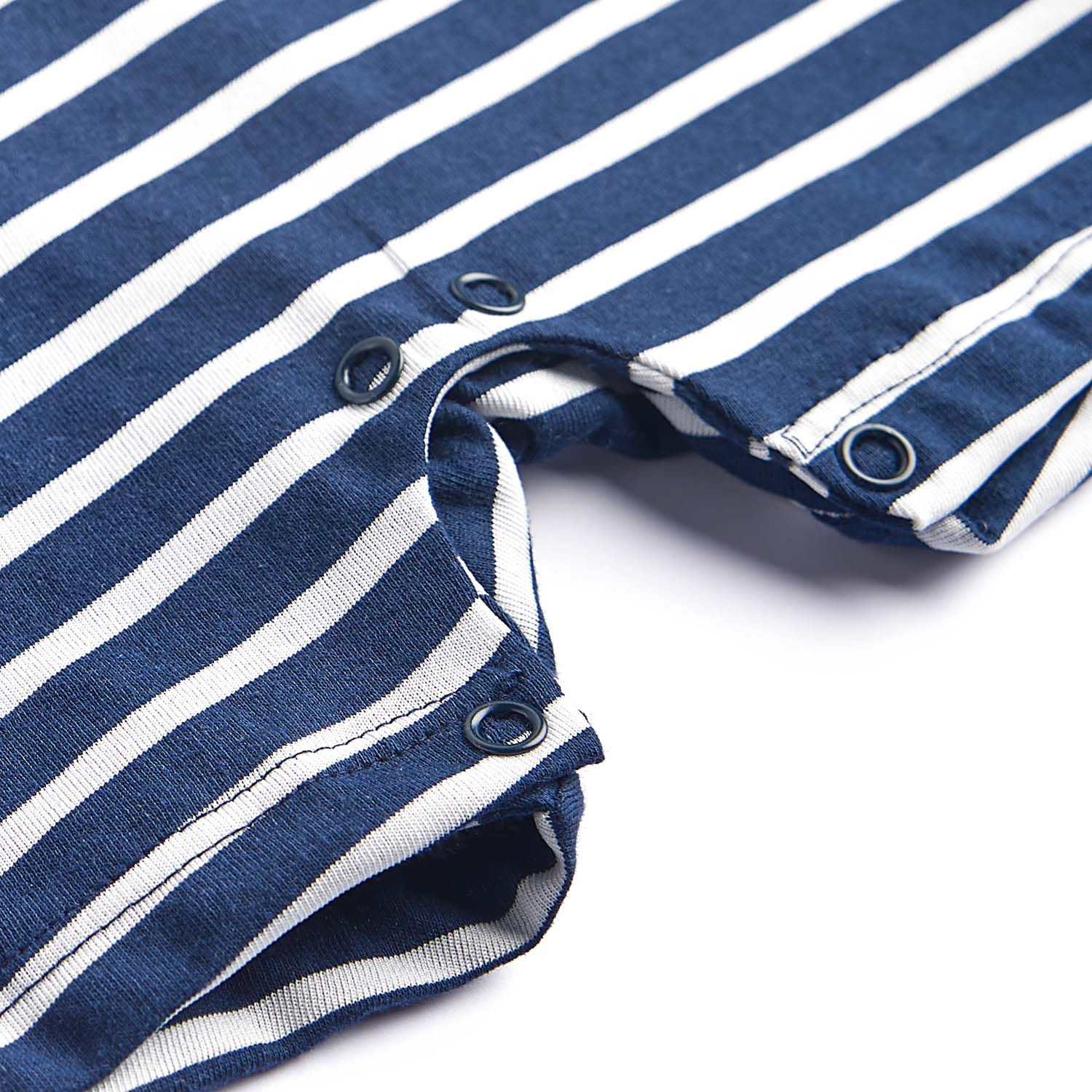 Macacão Curto Listrado Alto Mar