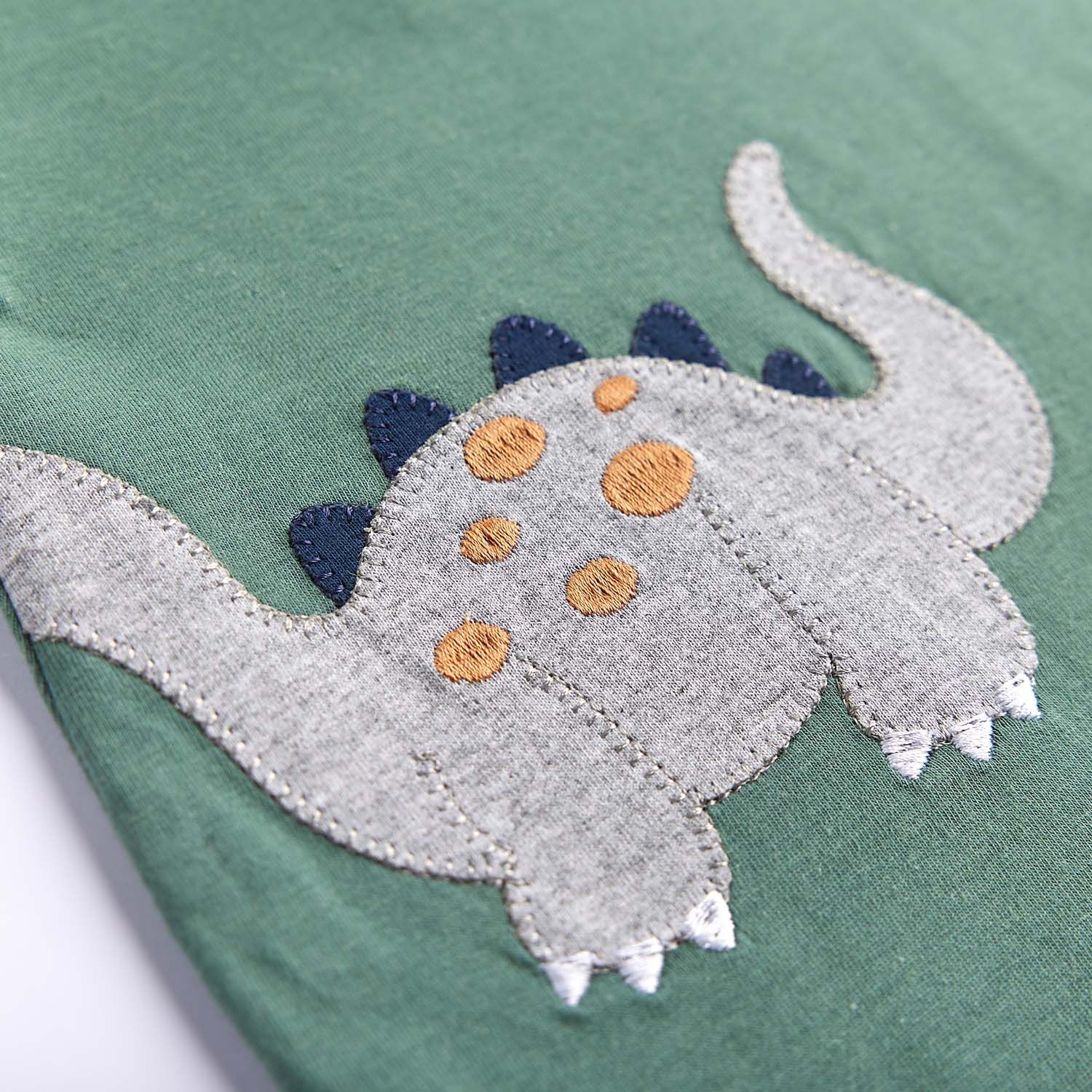 Macacão Curto Dino Verde