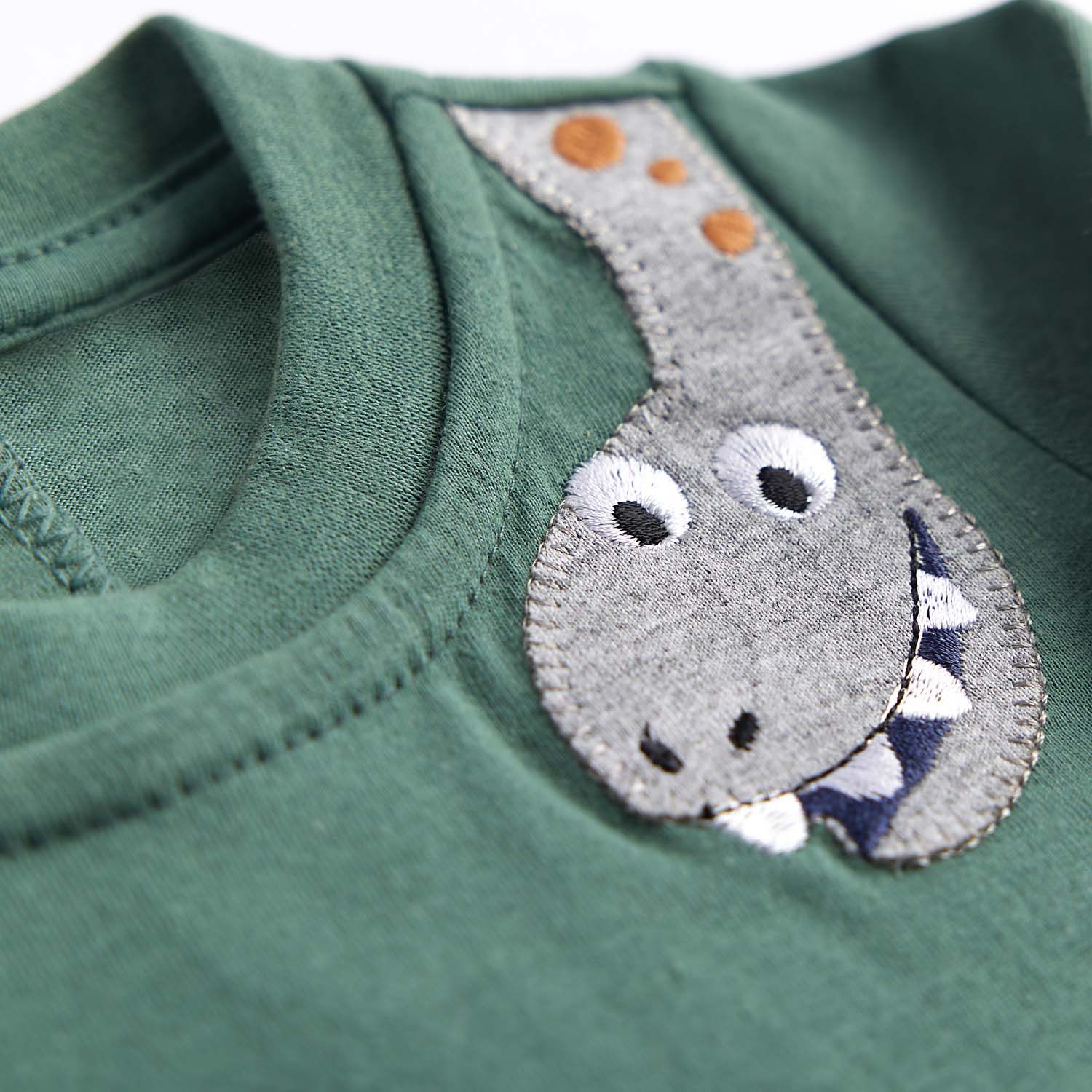 Macacão Curto Dino Verde