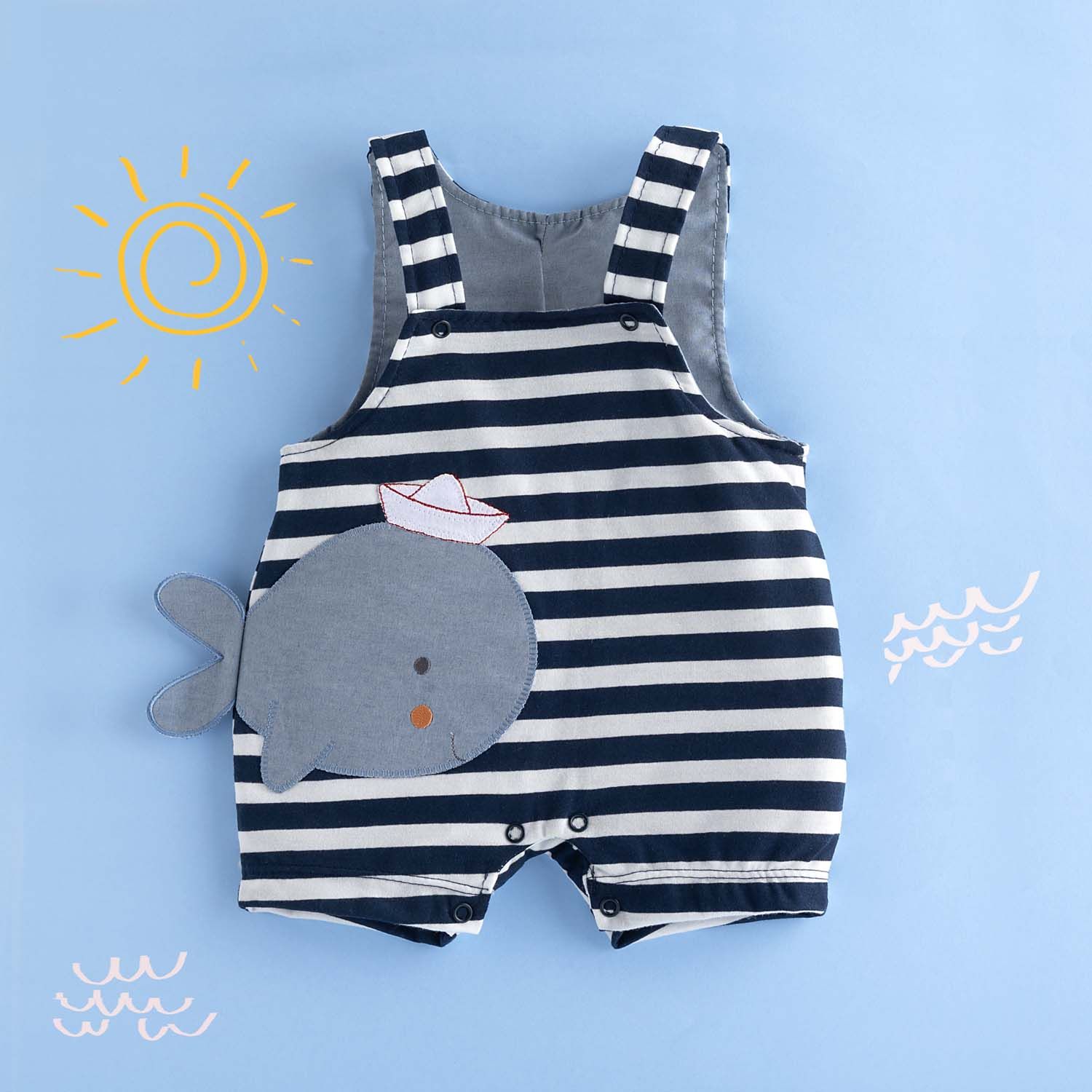 Jardineira Baleia Listrada