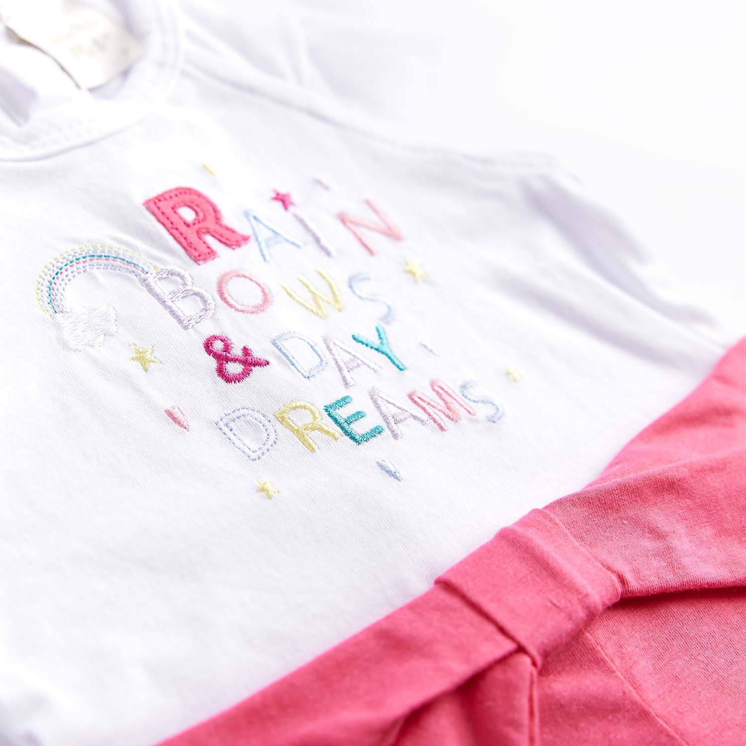 Macacão Curto Laço Rosa