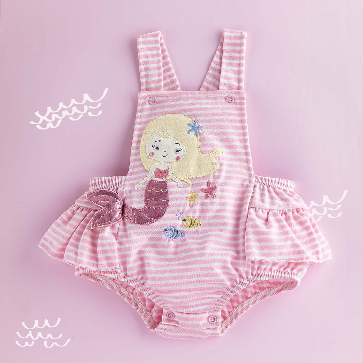 Jardineira Sereia Rosa