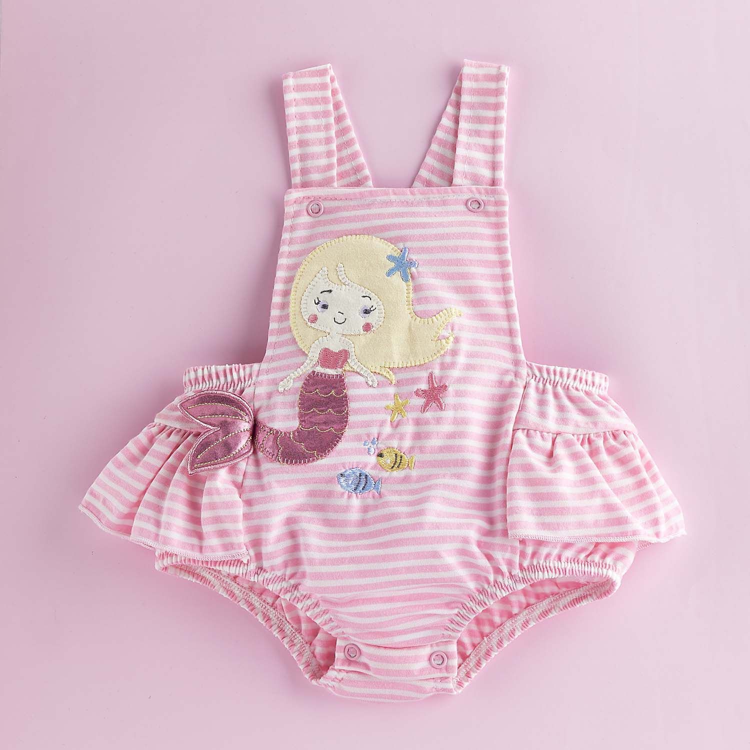 Jardineira Sereia Rosa