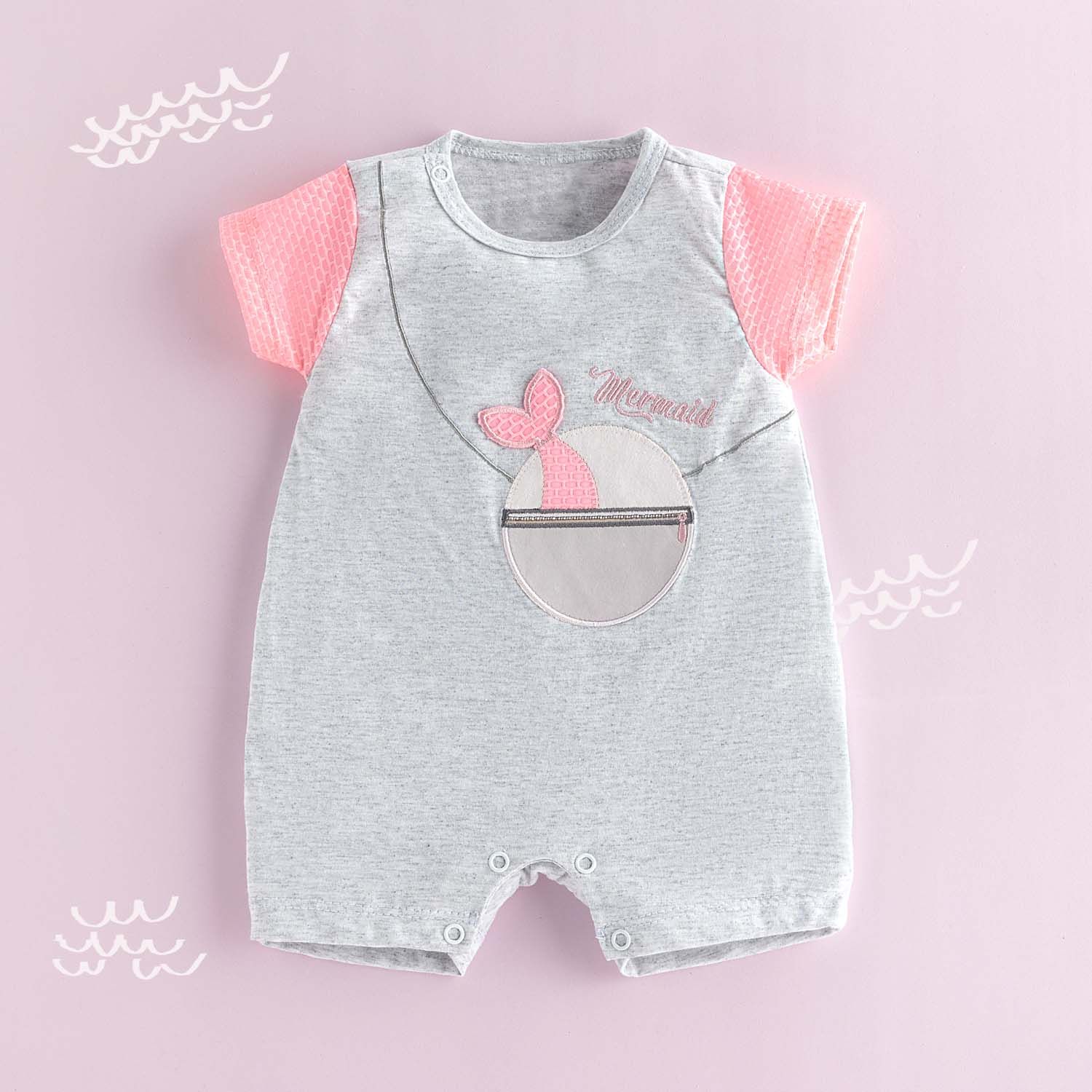 Macacão Curto Cauda de Sereia