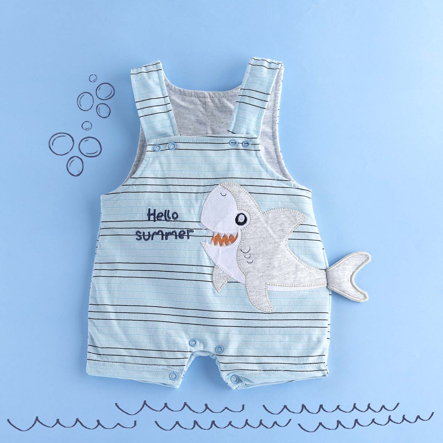 Jardineira Tubarão Summer Listrado