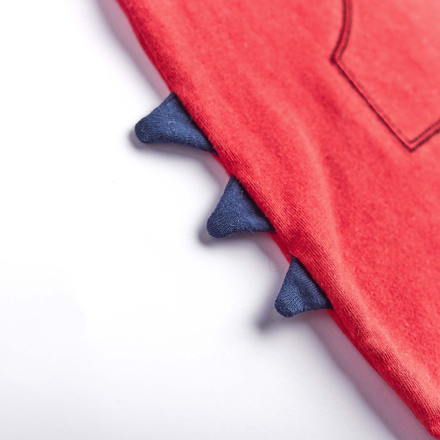 Macacão Curto Mini Dinossauro Azul Marinho