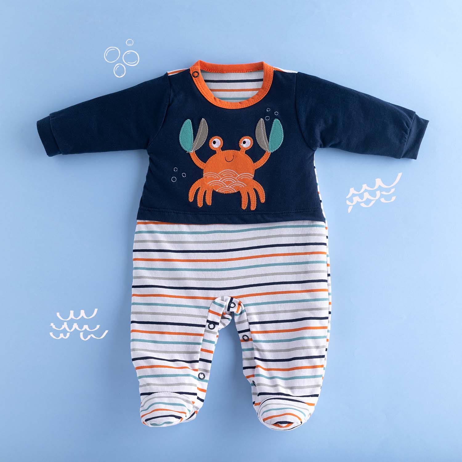 Macacão Longo Siri Listrado