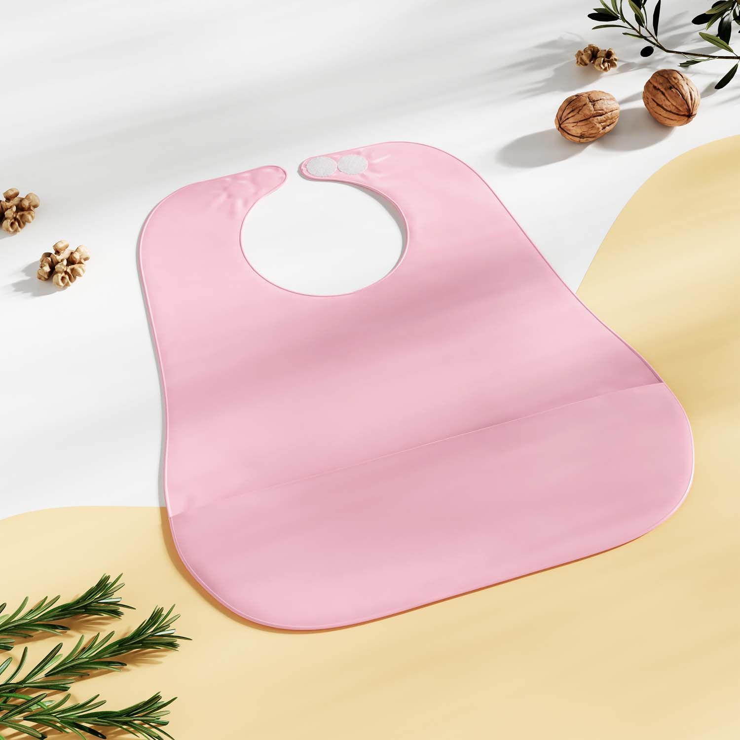 Babador com Bolso Rosa