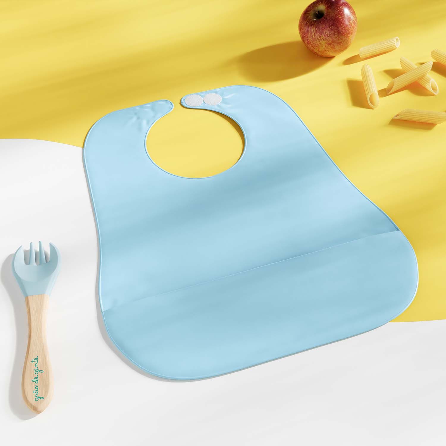 Babador com Bolso Rosa