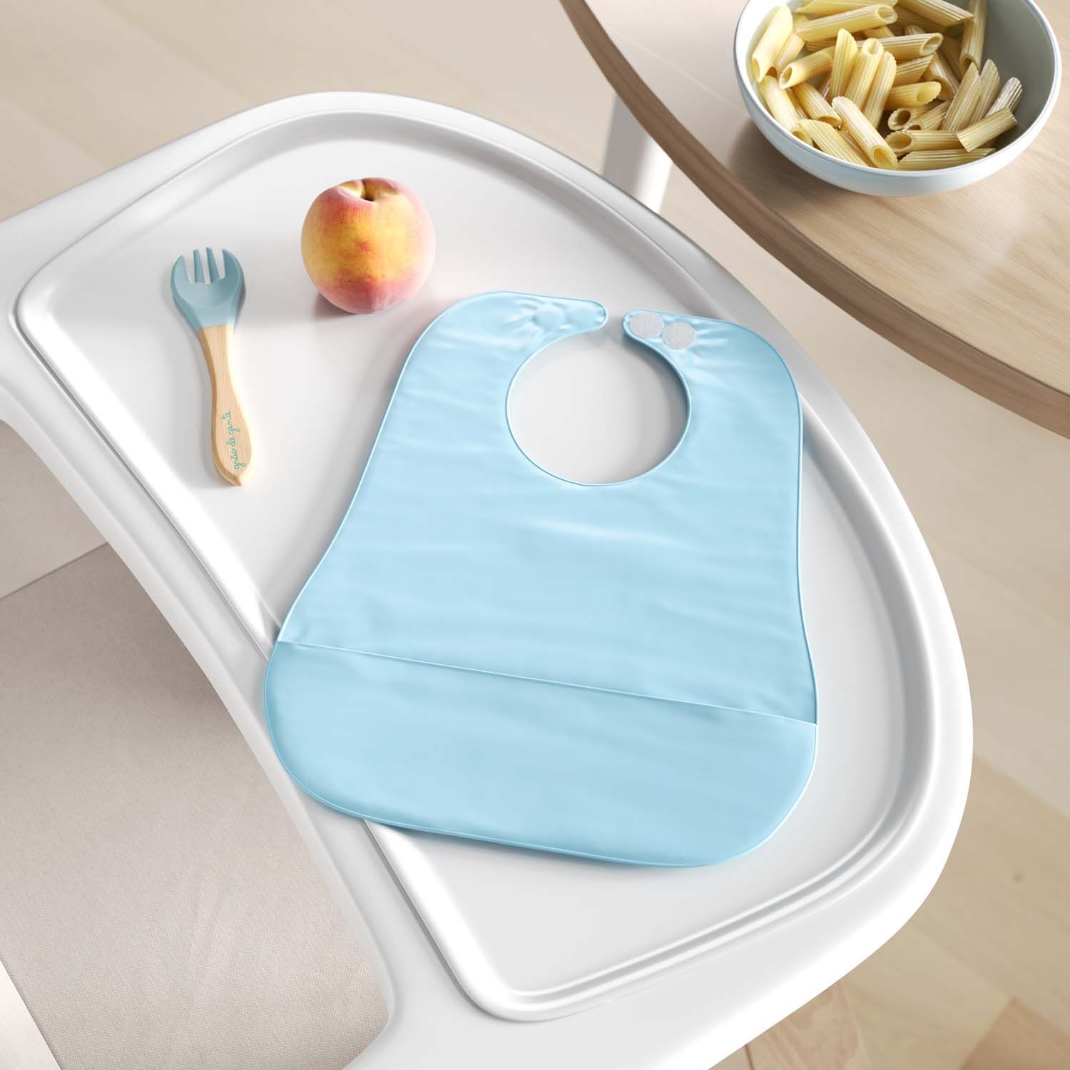 Babador com Bolso Rosa