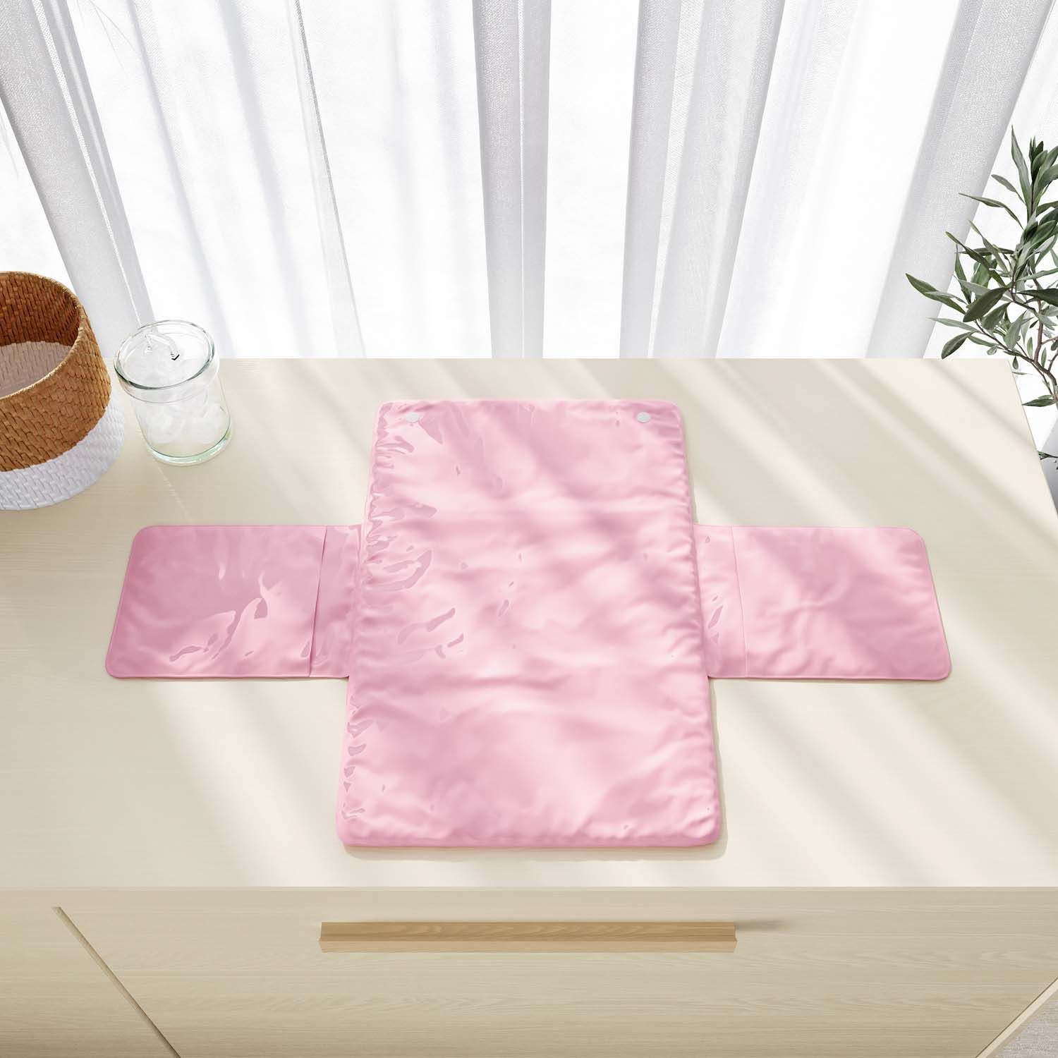 Trocador de Fraldas Portátil Rosa