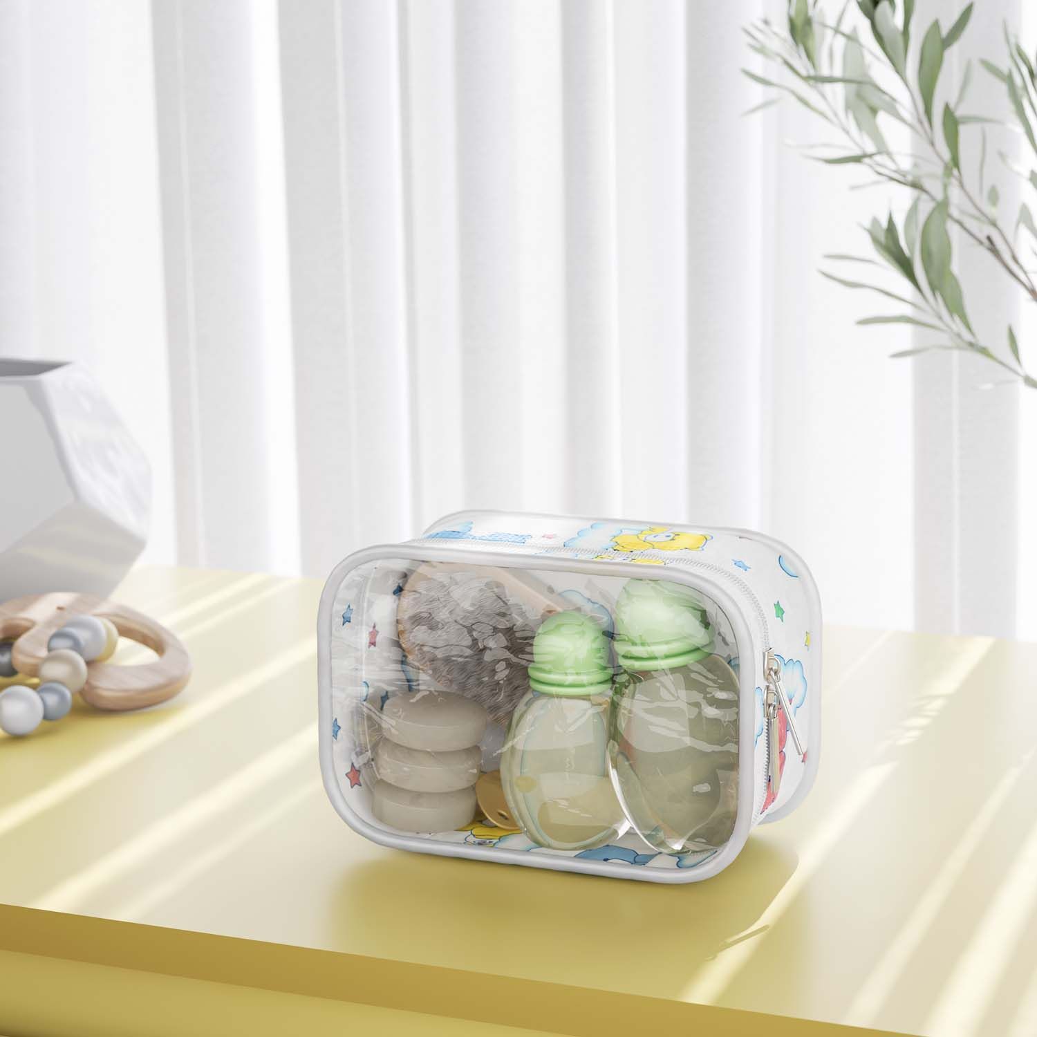 Kit Organizador de Mala Impermeável Ursinhos nas Nuvens