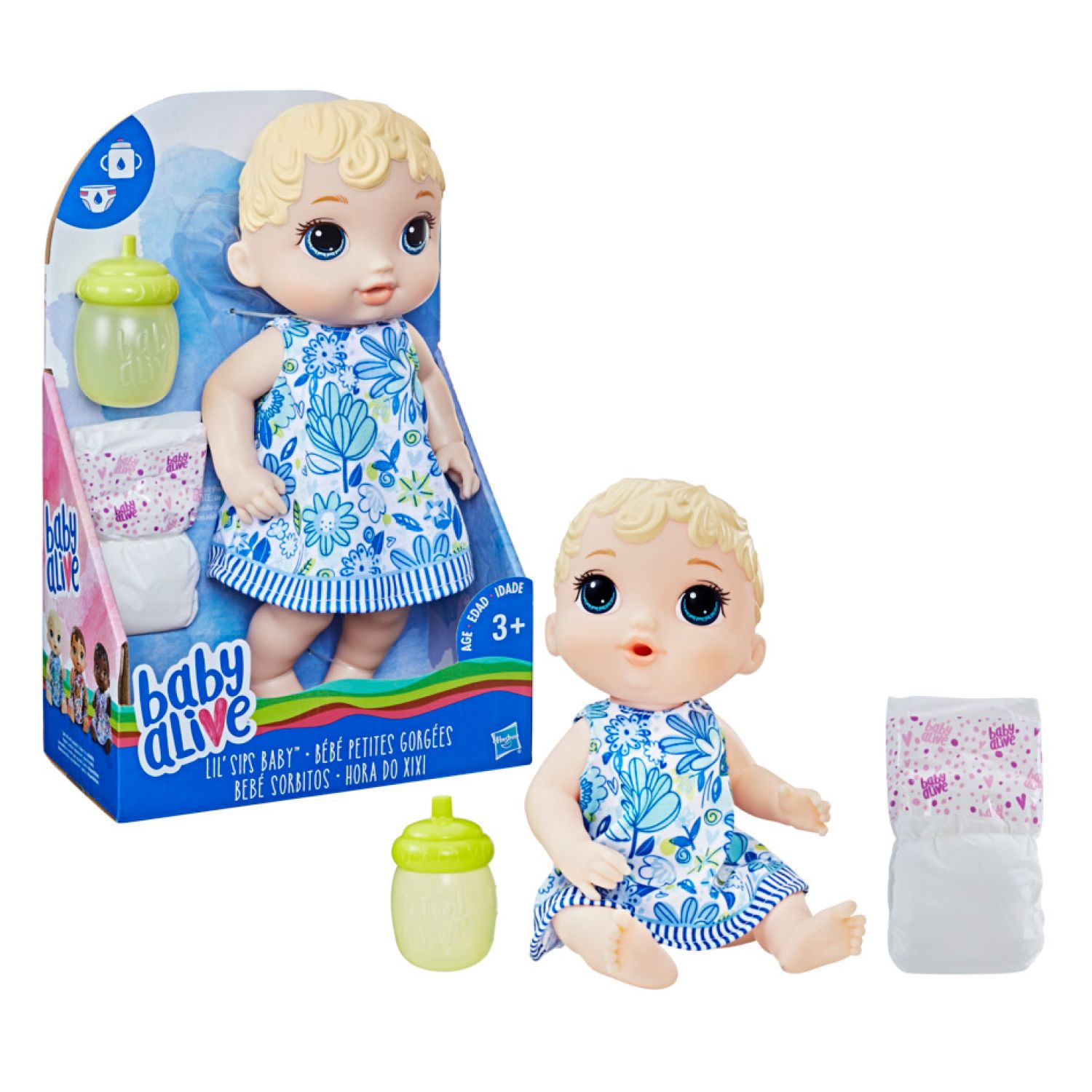 Boneca Baby Alive Hora do Xixi Loira
