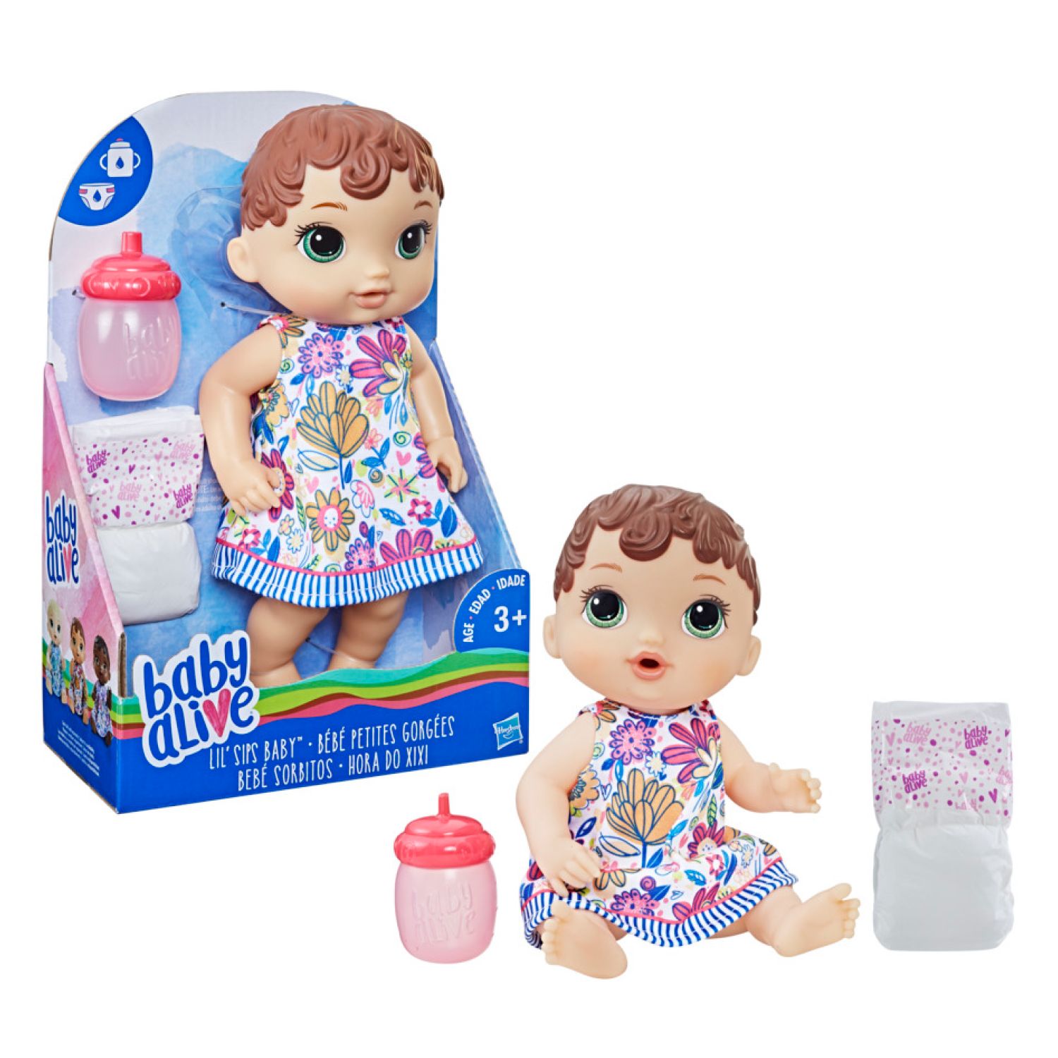 Boneca Baby Alive Hora do Xixi Morena