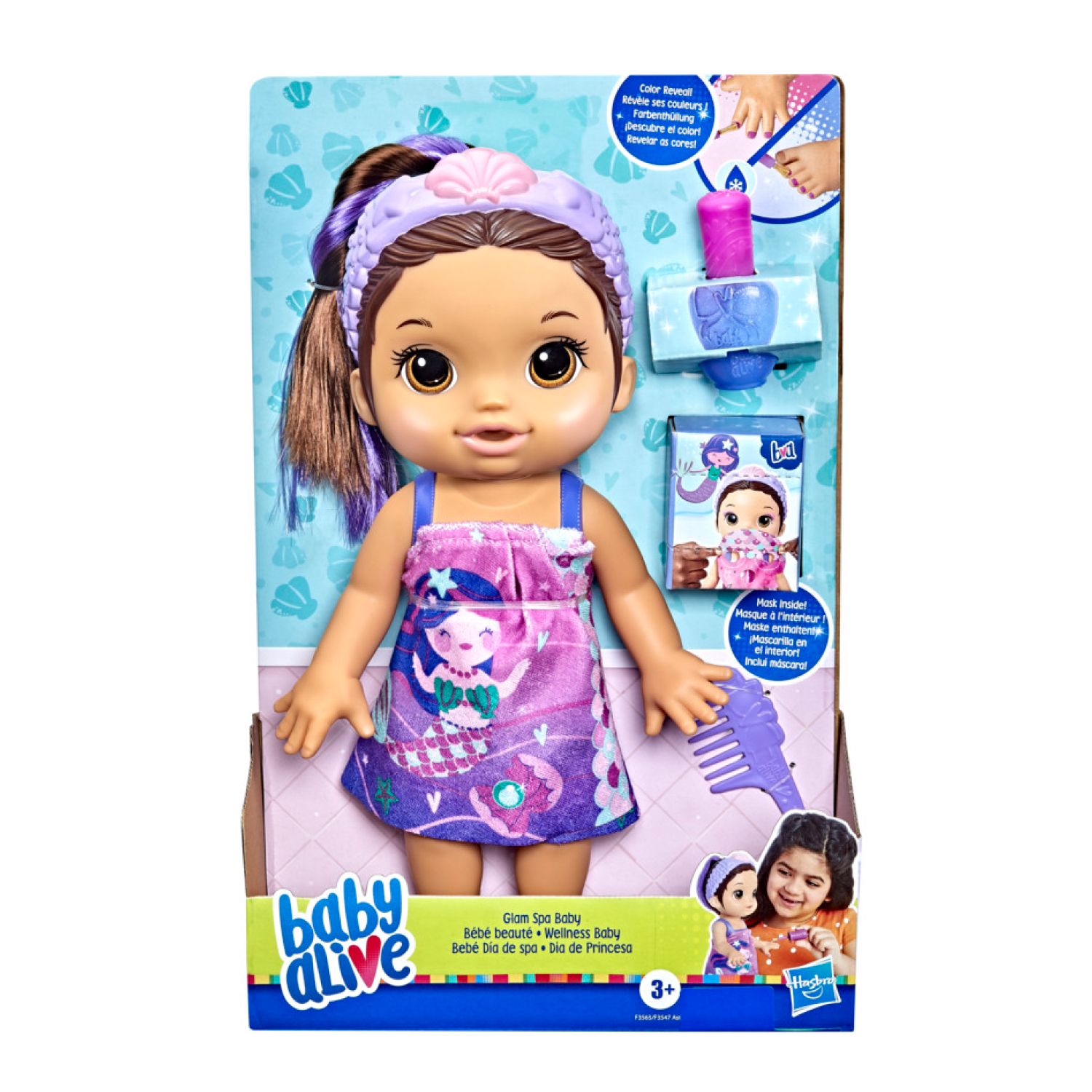 Boneca Baby Alive Dia de Princesa Morena