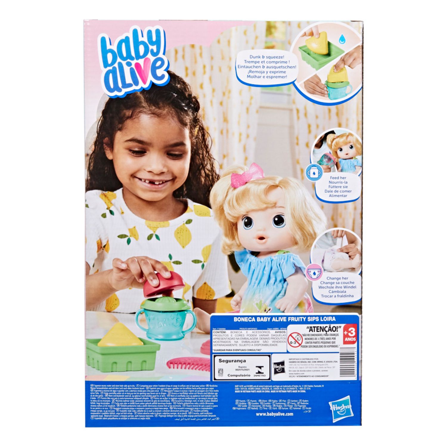 Boneca Baby Alive Hora do Suco Loira