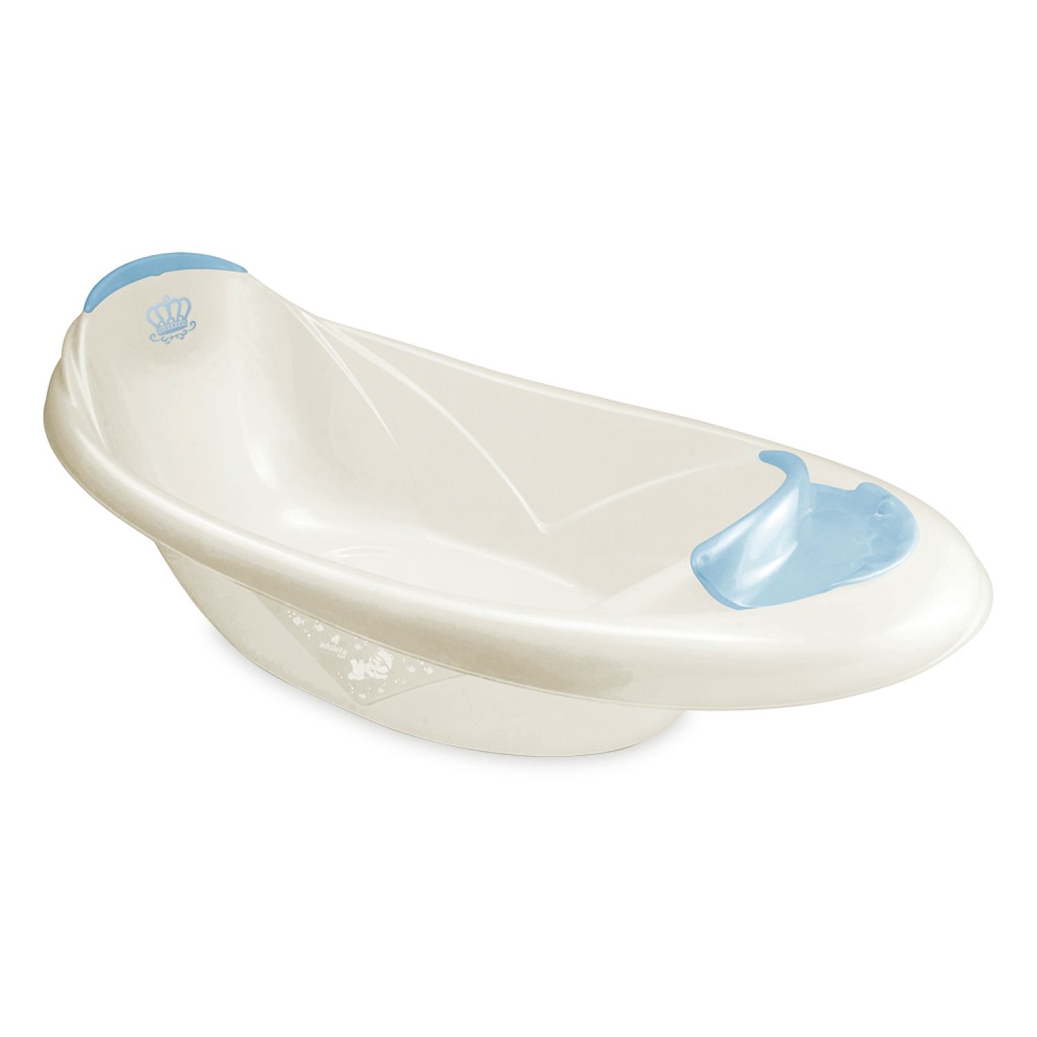 Banheira Branco Perolado e Rosa Coroa