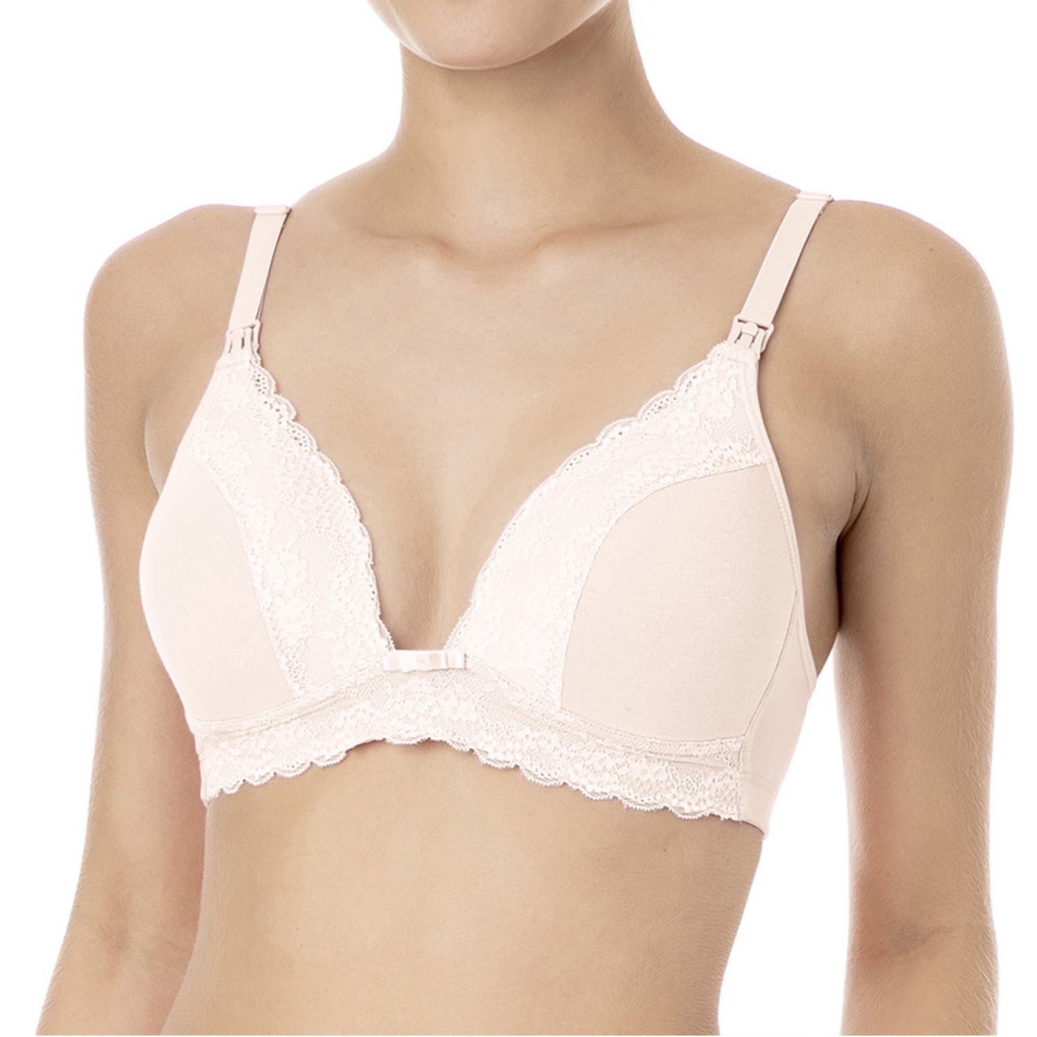 Sutiã Amamentação com Bojo e Renda Preto 42