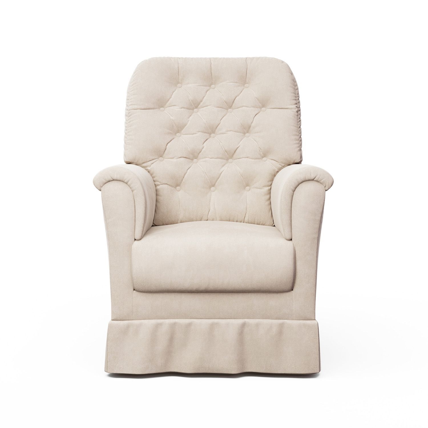 Poltrona Alana Giratória Bege