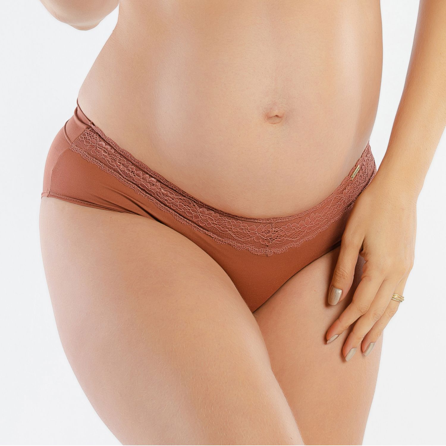 Calcinha Gestante Boxer Preto P