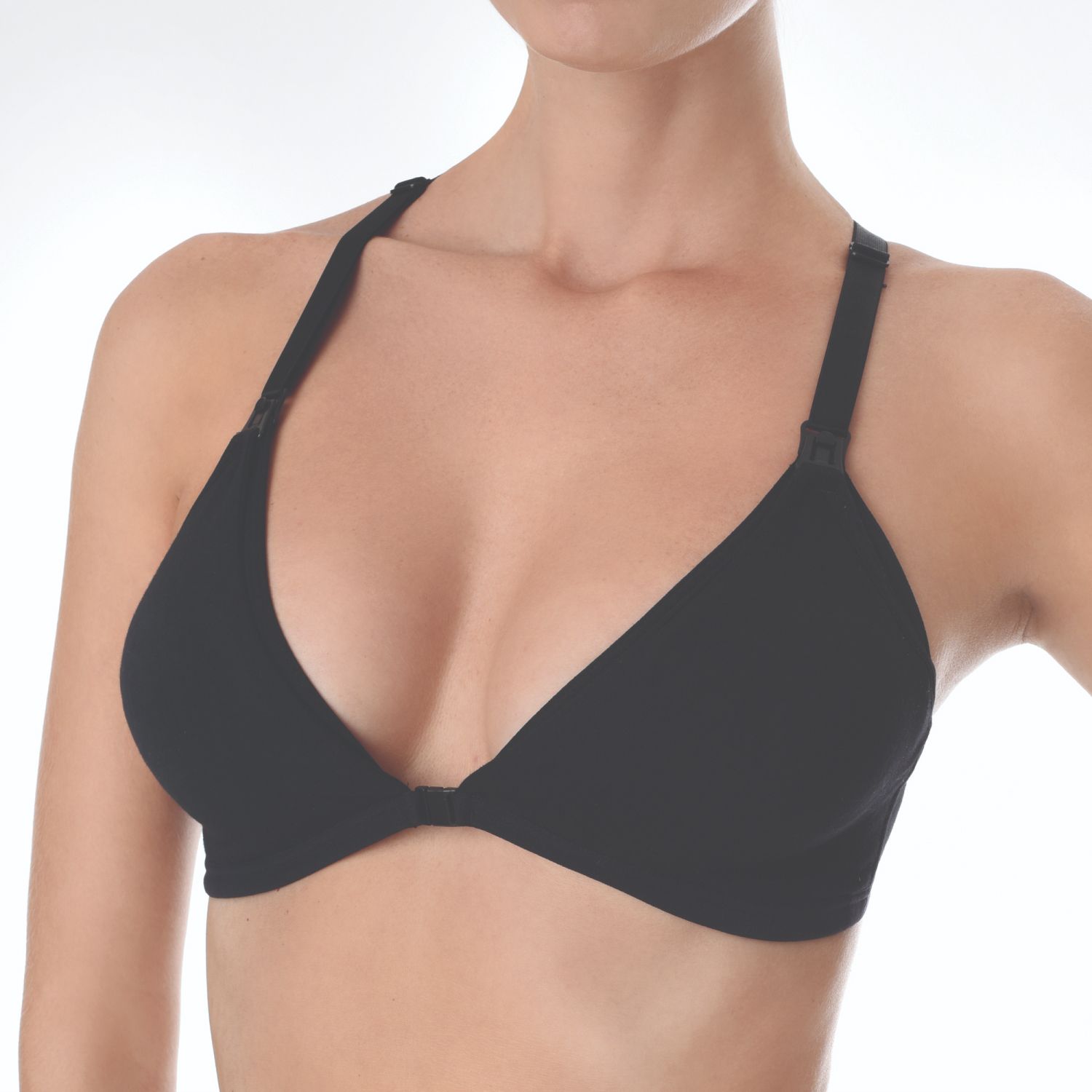 Kit Duo Sutiã Amamentação Preto e Rosa 42