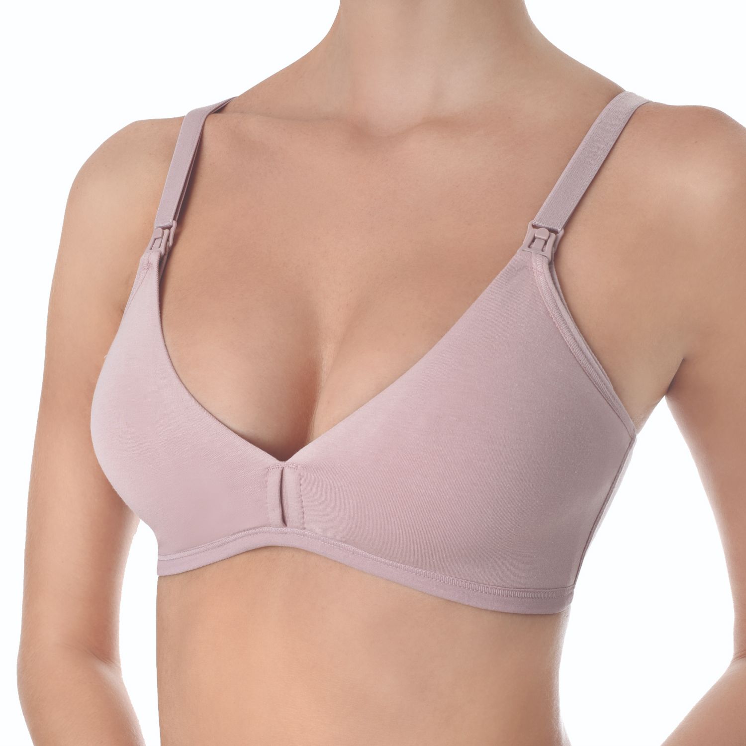 Kit Duo Sutiã Amamentação Preto e Rosa 42