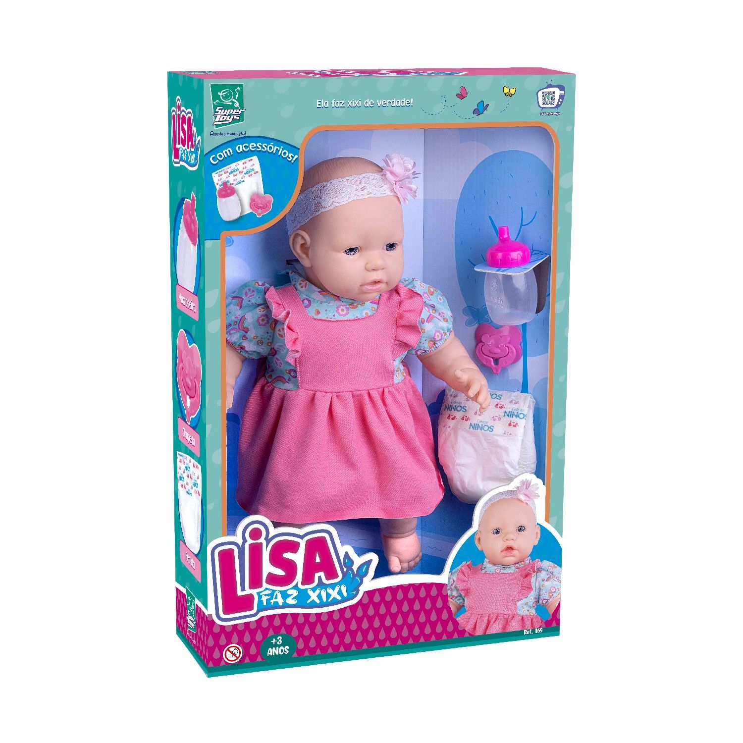 Boneca Lisa Faz Xixi