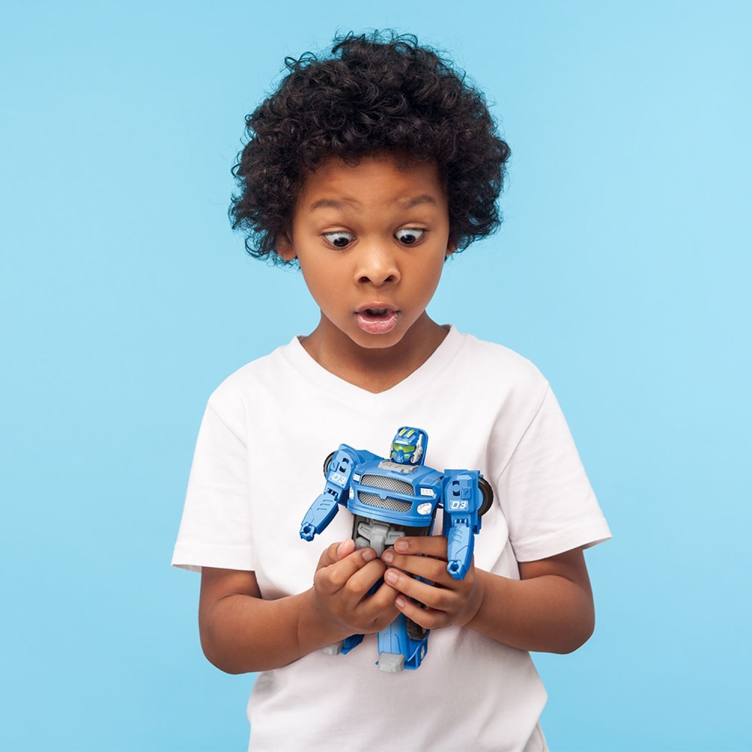 Megaformers Guardian Robô Polícia Azul