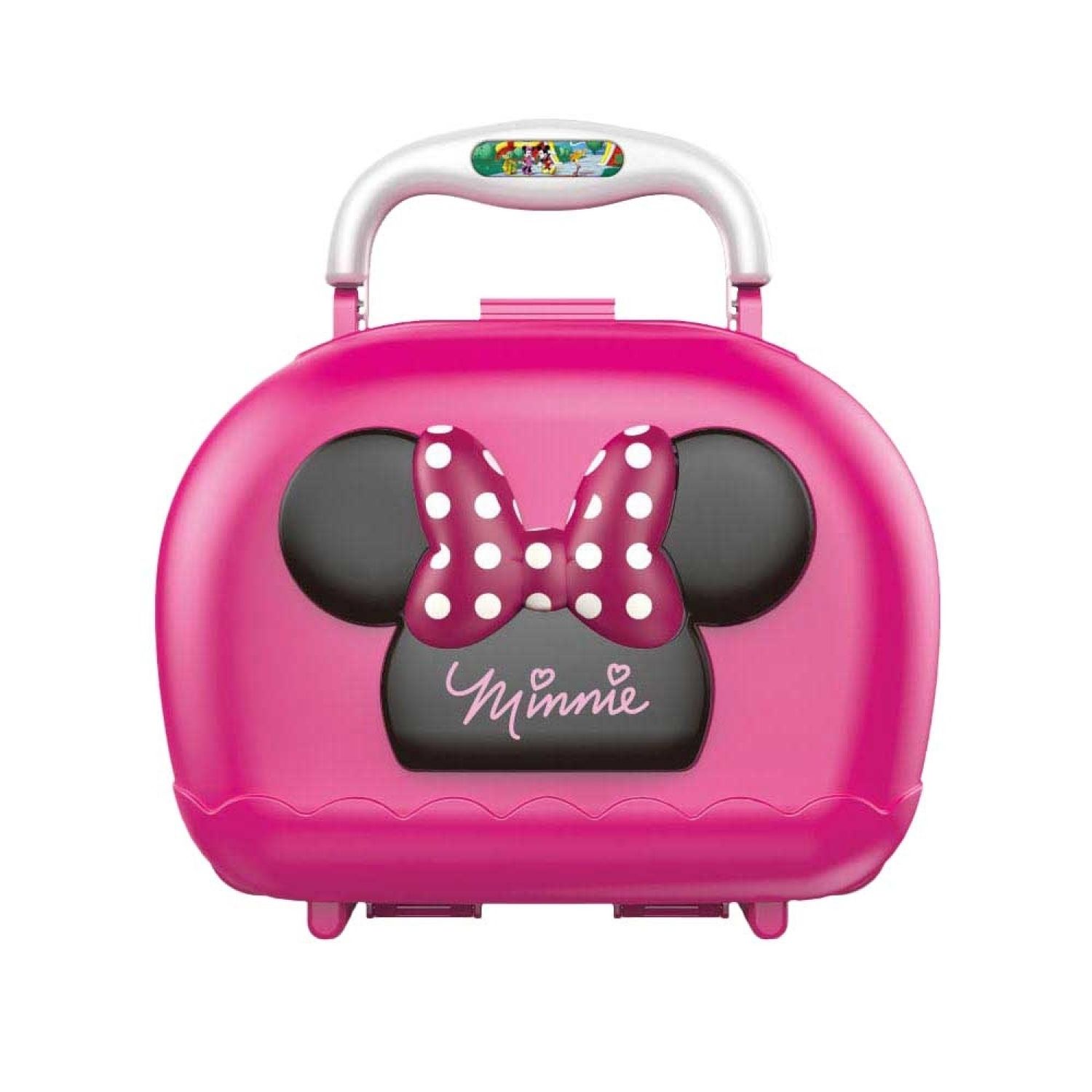 Maleta Minnie Mouse Cabeleireira com Acessórios