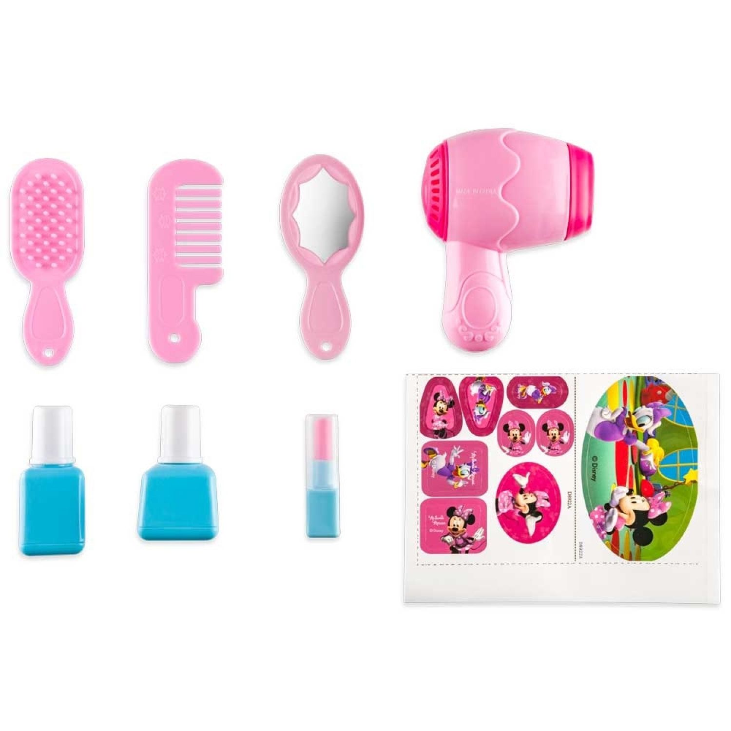 Maleta Minnie Mouse Cabeleireira com Acessórios