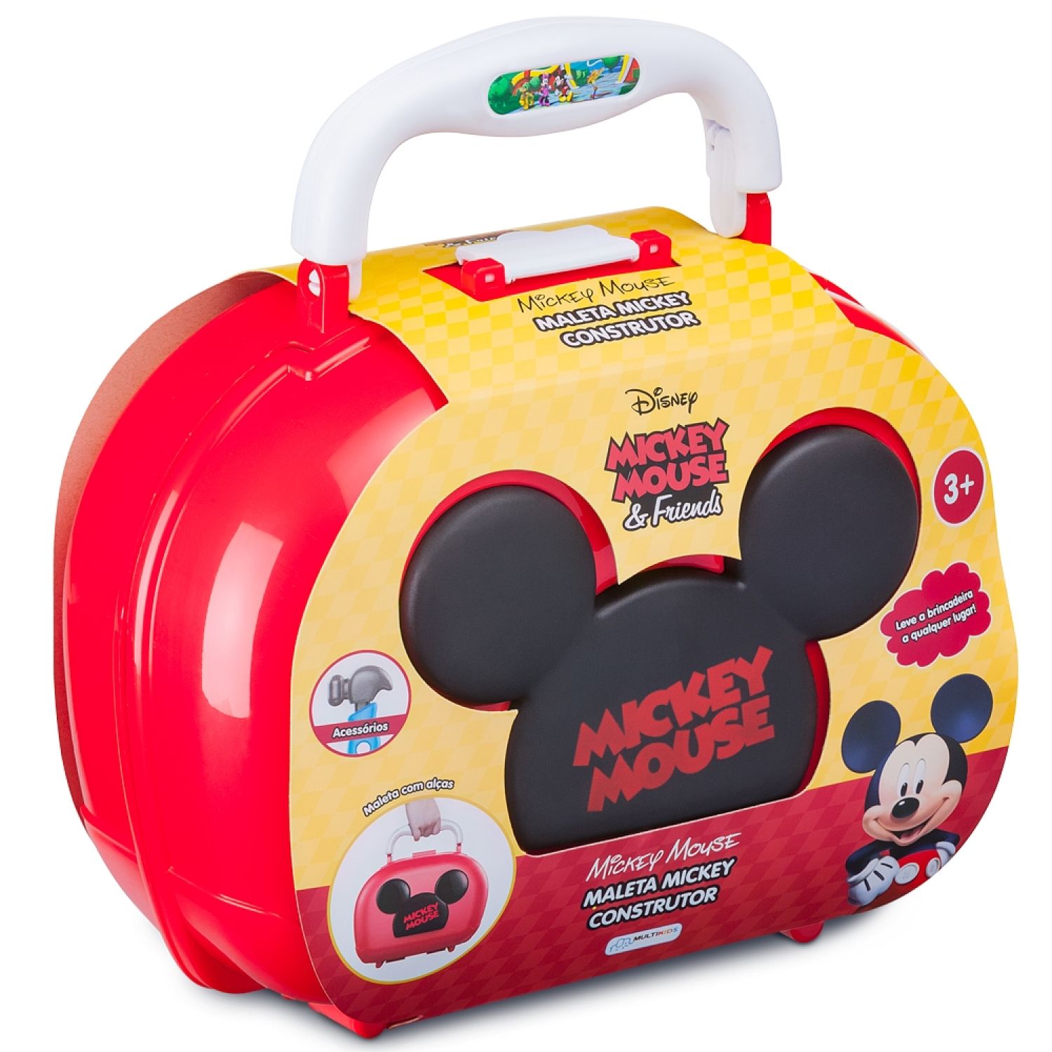 Maleta Mickey Mouse Construtor com Acessórios