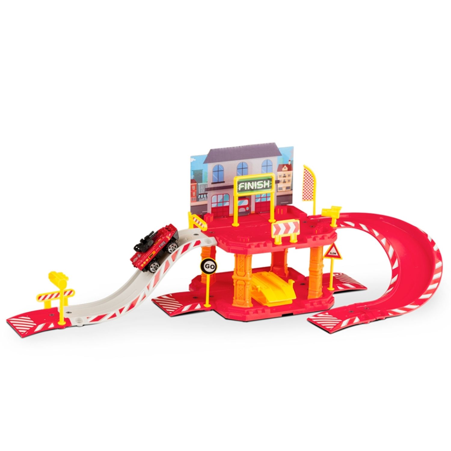 Garagem de Bombeiro Express Wheels