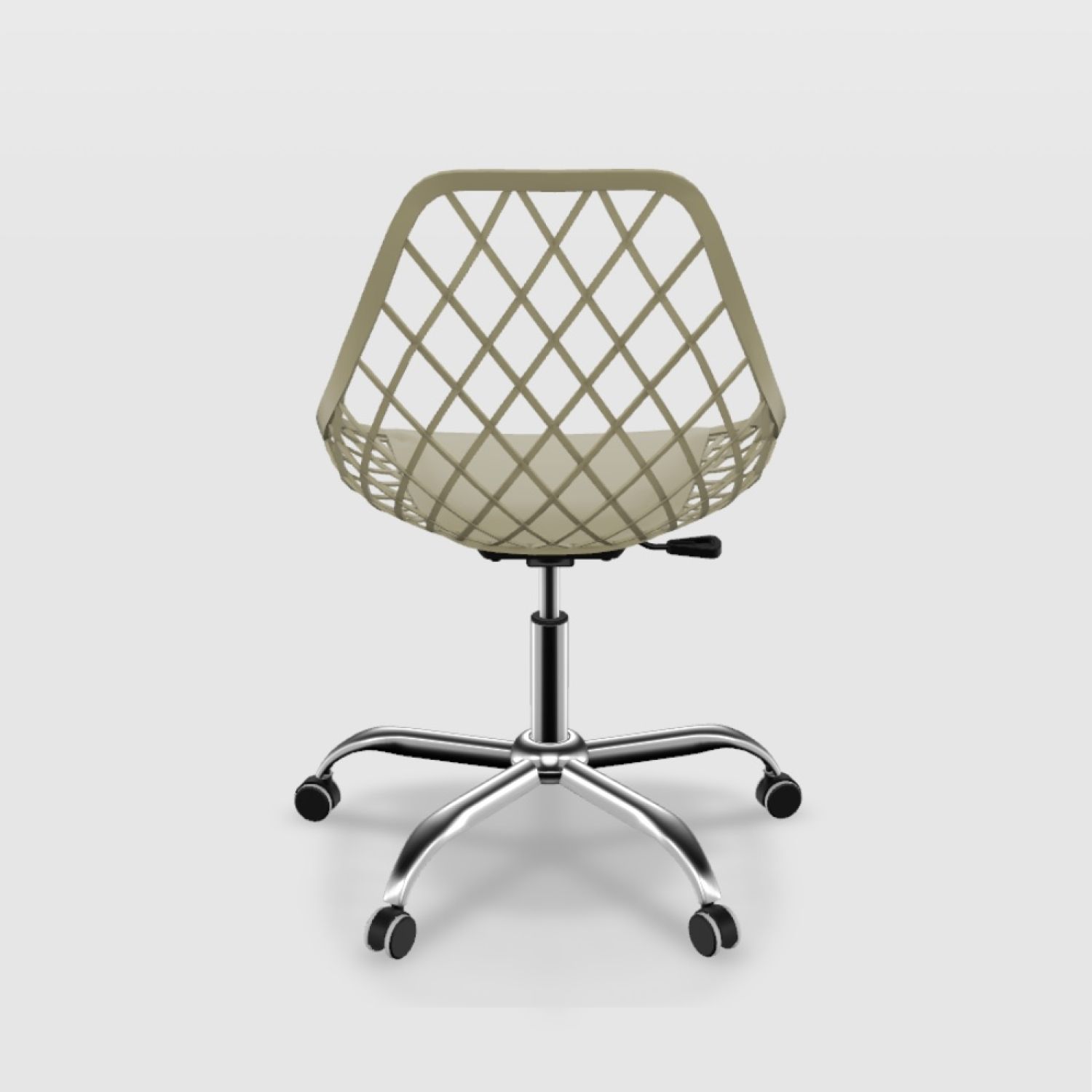 Cadeira de Escritório Kayla Cromada Branco