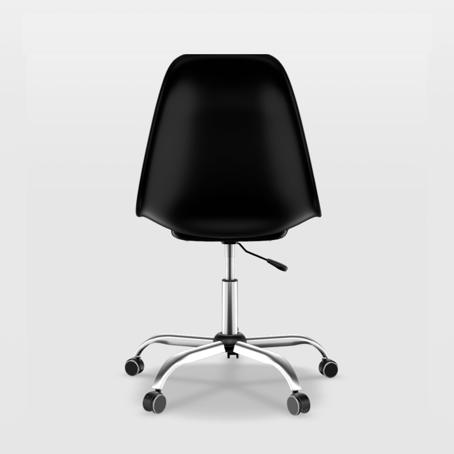 Kit Cadeira de Escritório Eames Cromada Branco